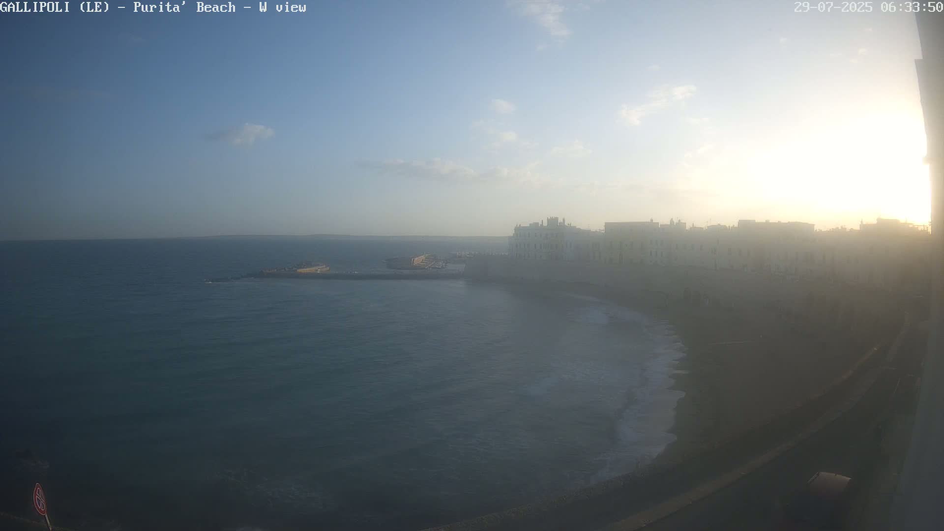 Gallipoli, Purita Beach Live Cam -  Apulia, Italy