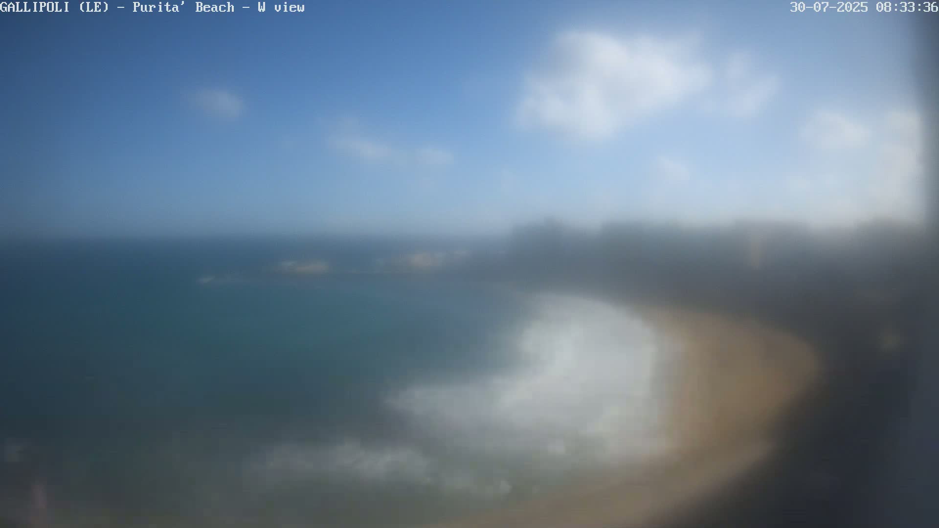Gallipoli, Purita Beach Live Cam -  Apulia, Italy