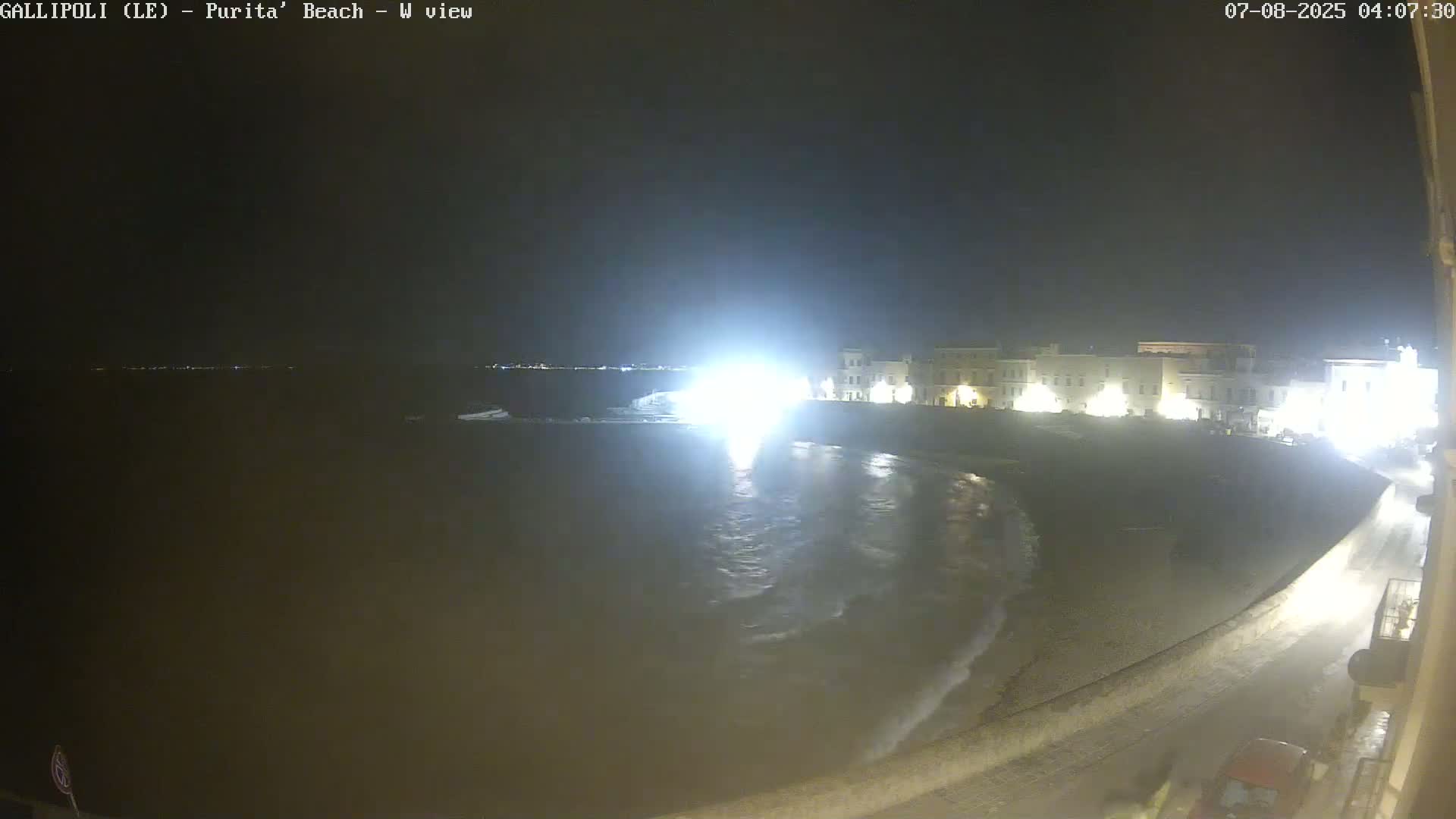 Gallipoli, Purita Beach Live Cam -  Apulia, Italy