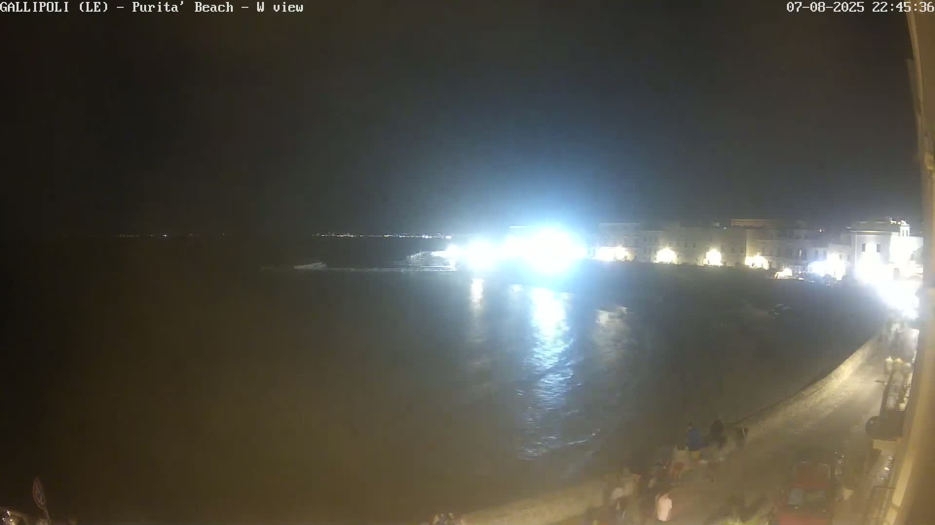 Gallipoli, Purita Beach Live Cam -  Apulia, Italy