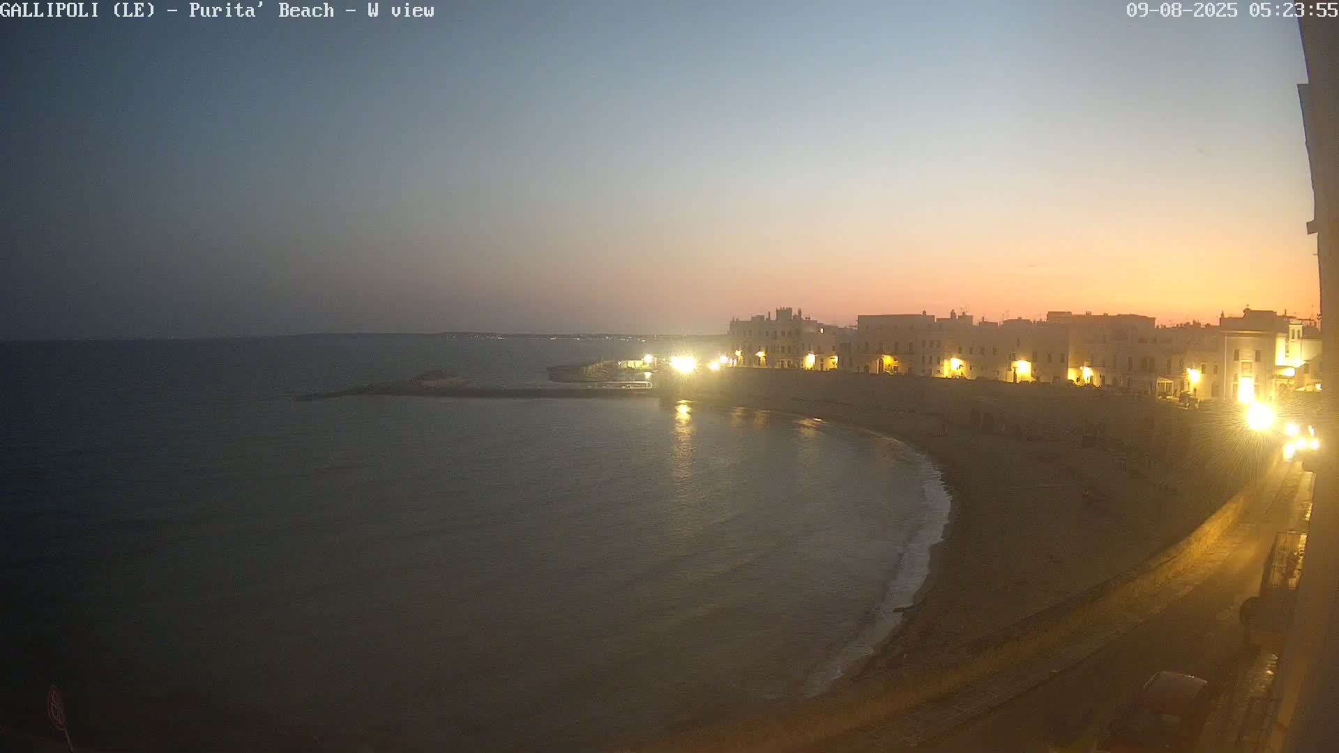 Gallipoli, Purita Beach Live Cam -  Apulia, Italy