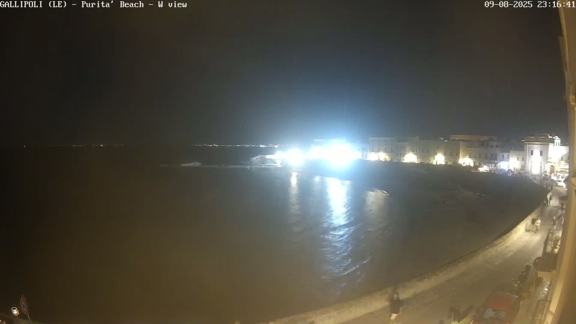 Gallipoli, Purita Beach Live Cam -  Apulia, Italy