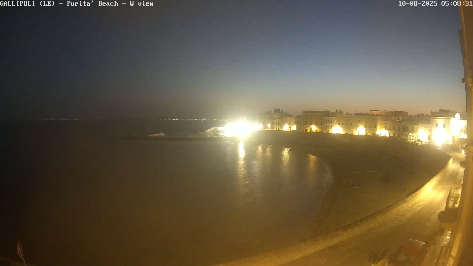 Gallipoli, Purita Beach Live Cam -  Apulia, Italy