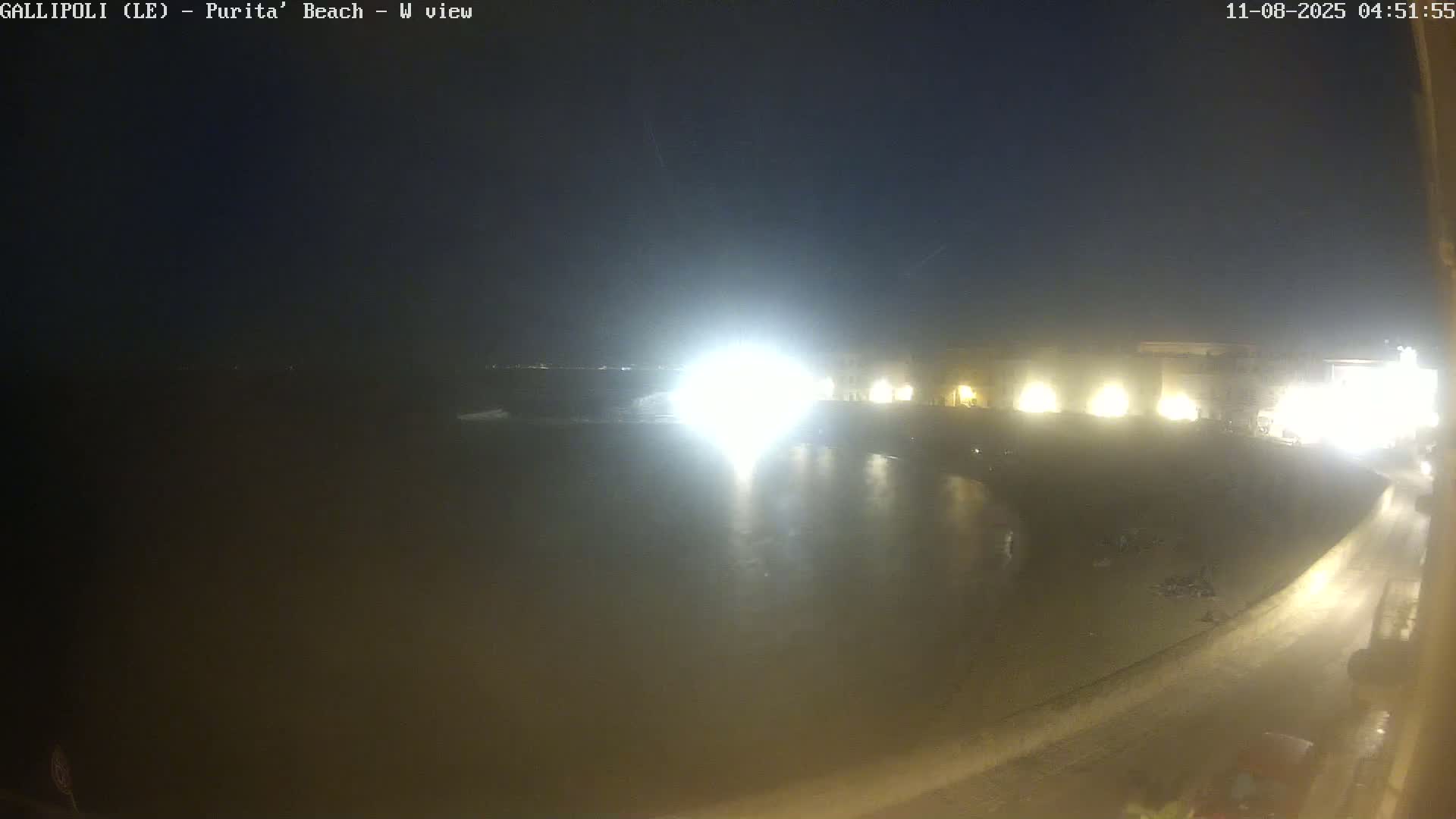 Gallipoli, Purita Beach Live Cam -  Apulia, Italy