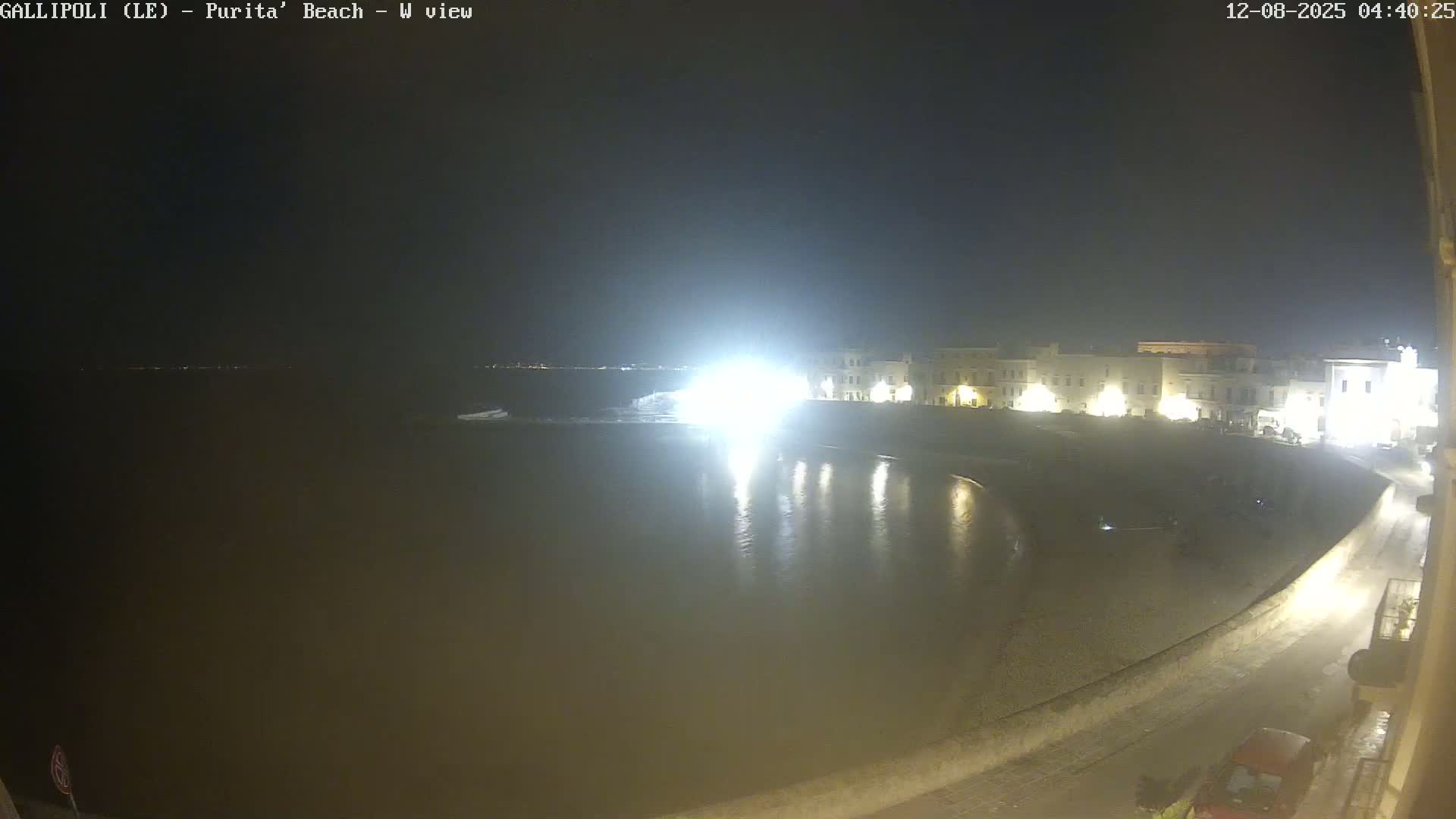 Gallipoli, Purita Beach Live Cam -  Apulia, Italy