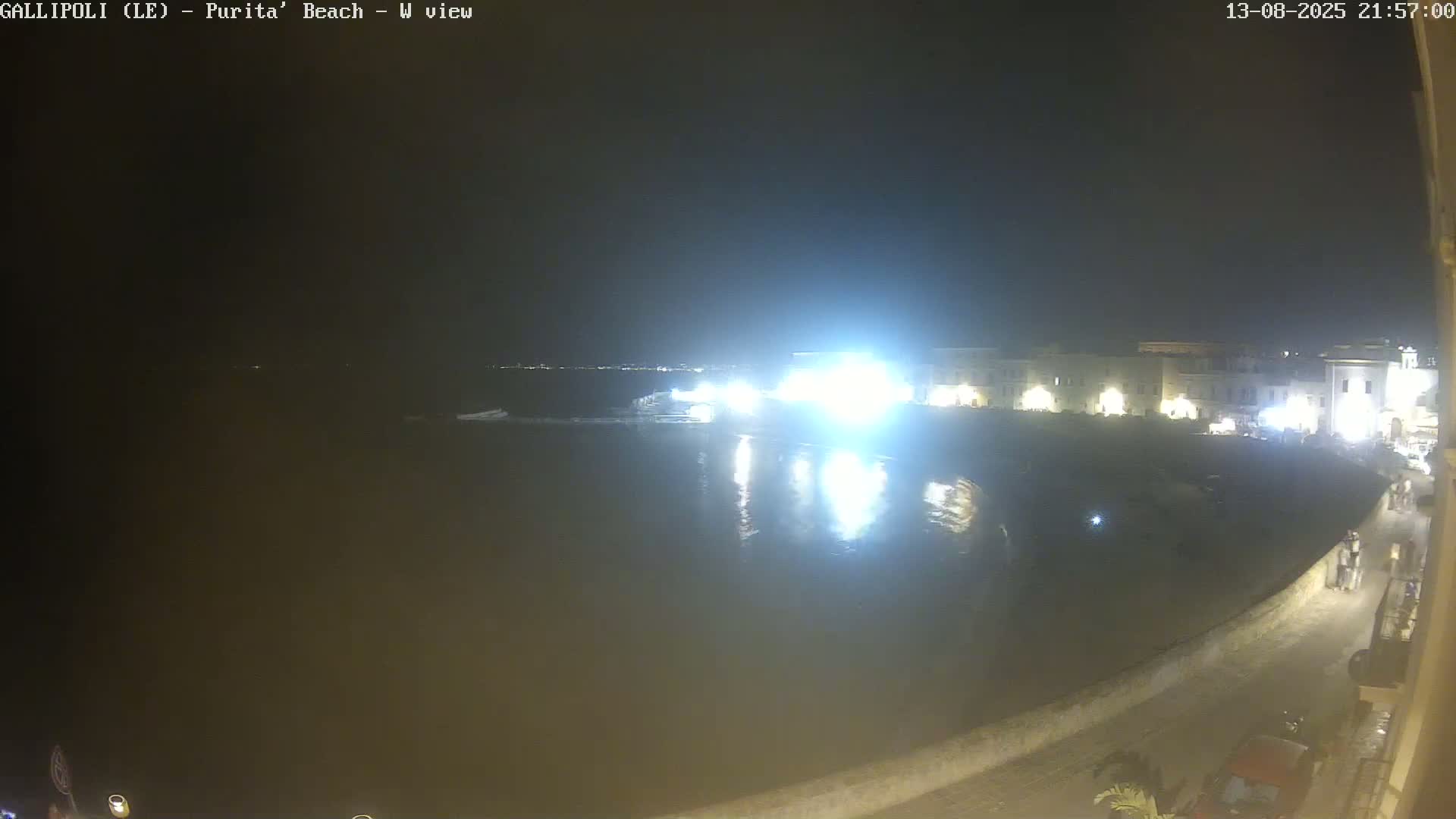 Gallipoli, Purita Beach Live Cam -  Apulia, Italy