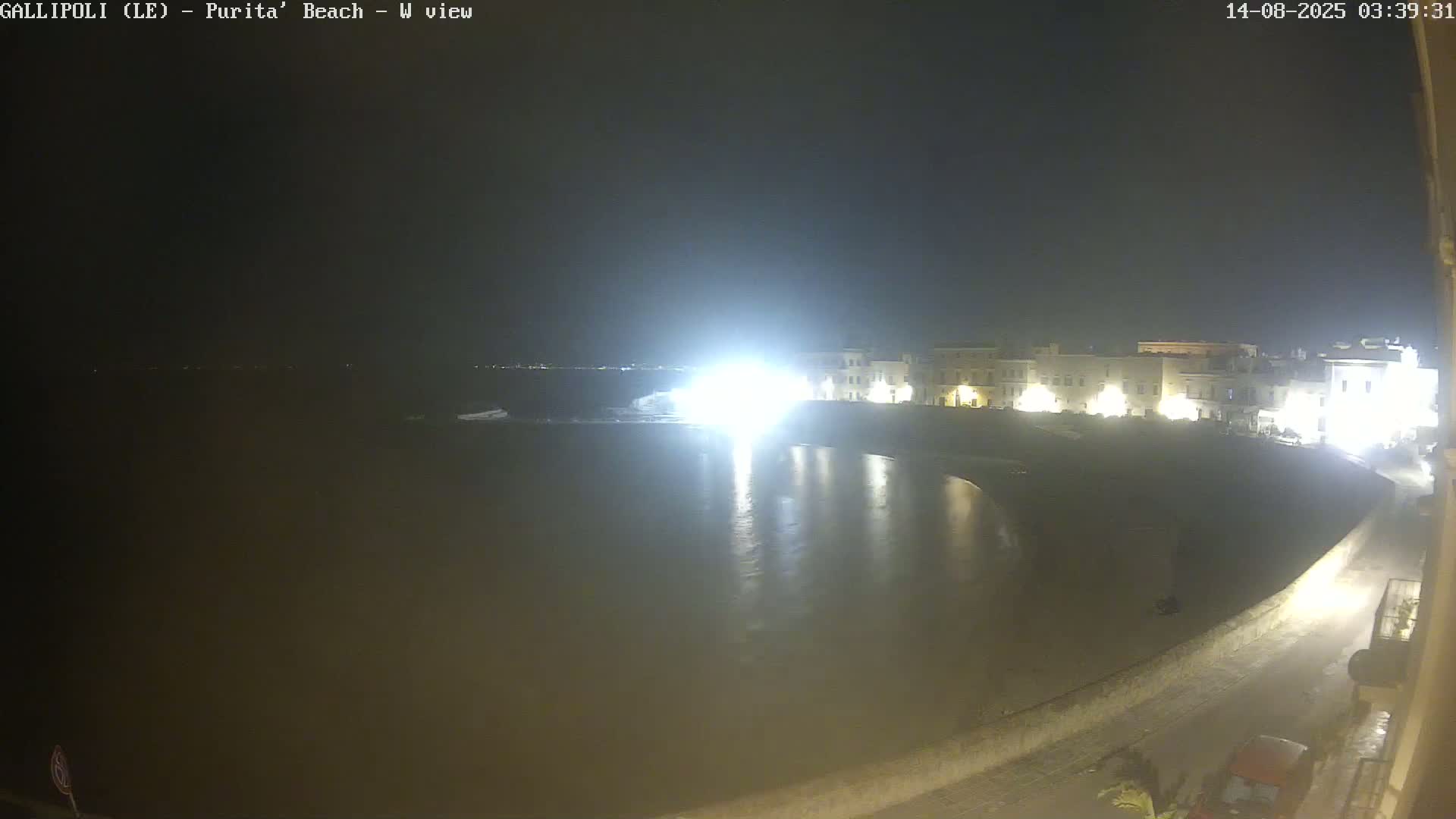 Gallipoli, Purita Beach Live Cam -  Apulia, Italy