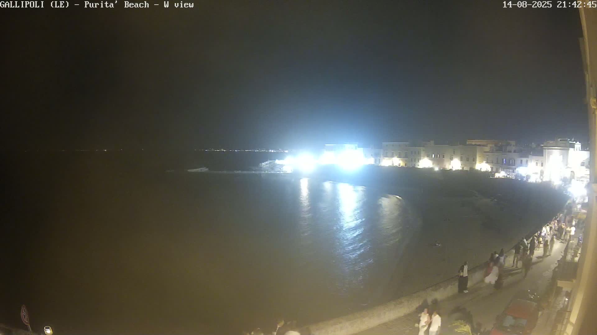 Gallipoli, Purita Beach Live Cam -  Apulia, Italy
