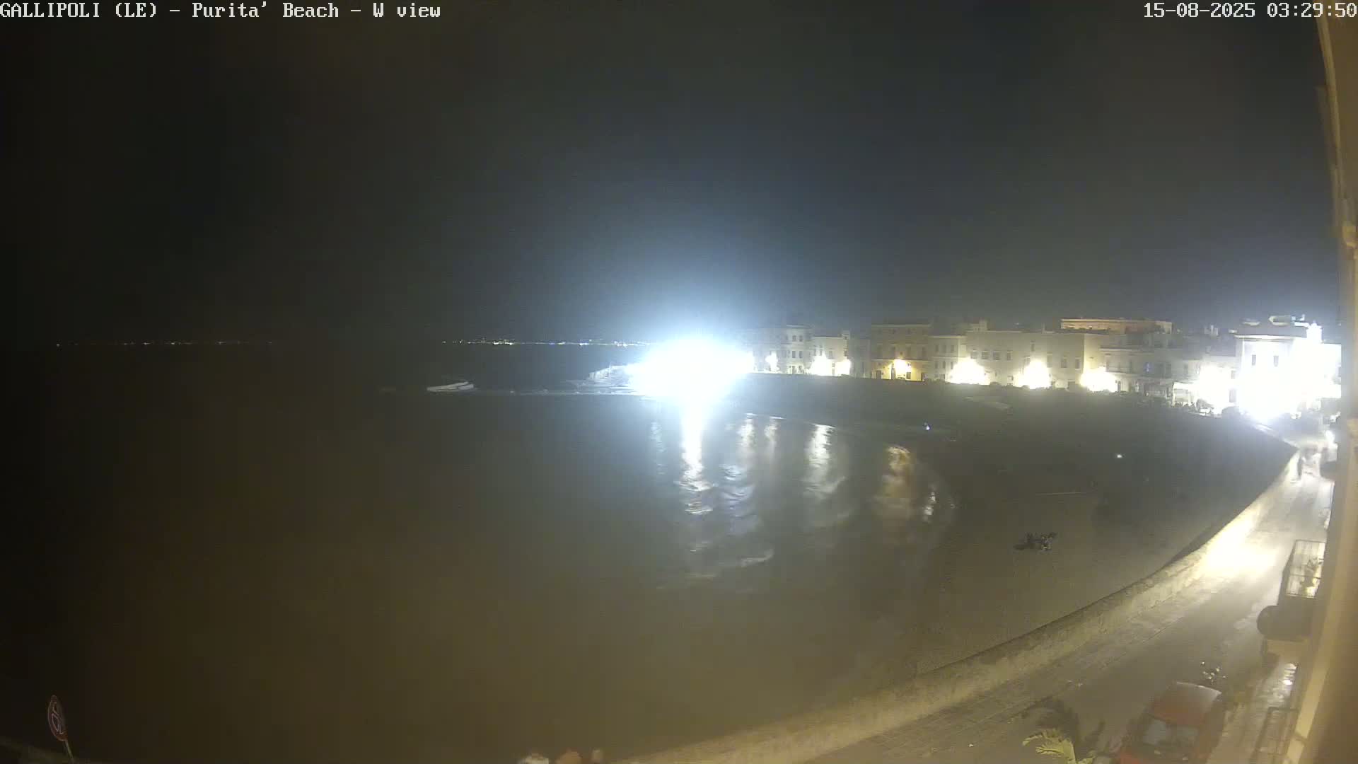 Gallipoli, Purita Beach Live Cam -  Apulia, Italy