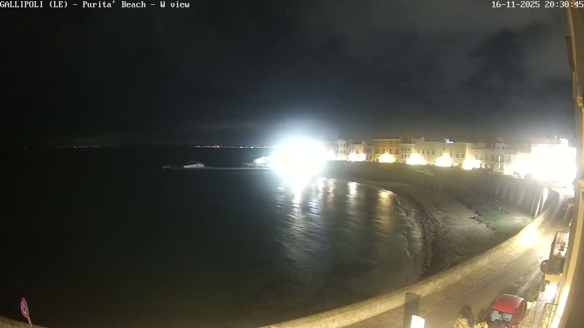 Gallipoli, Purita Beach Live Cam -  Apulia, Italy