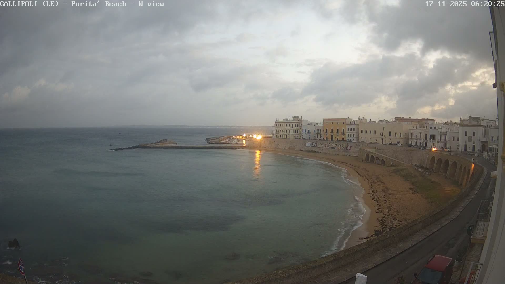 Gallipoli, Purita Beach Live Cam -  Apulia, Italy