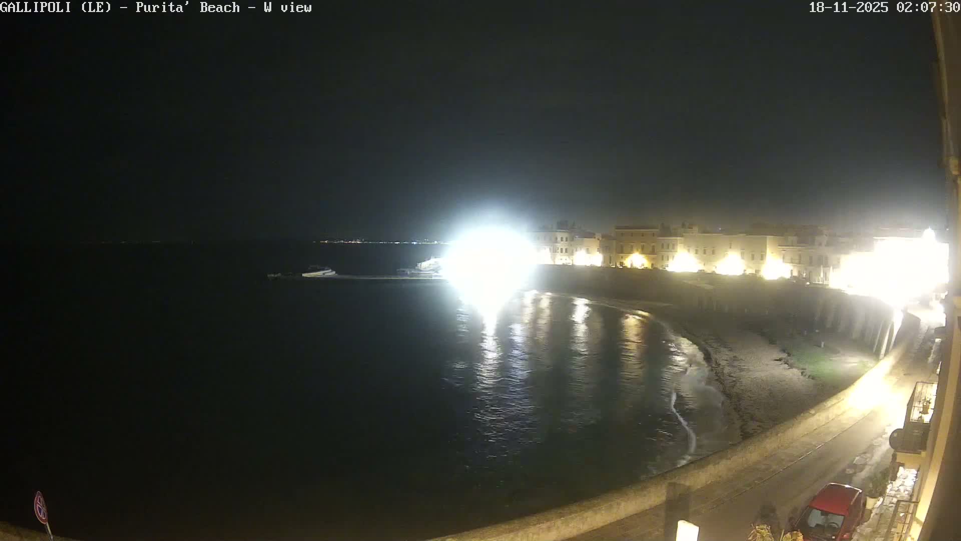 Gallipoli, Purita Beach Live Cam -  Apulia, Italy