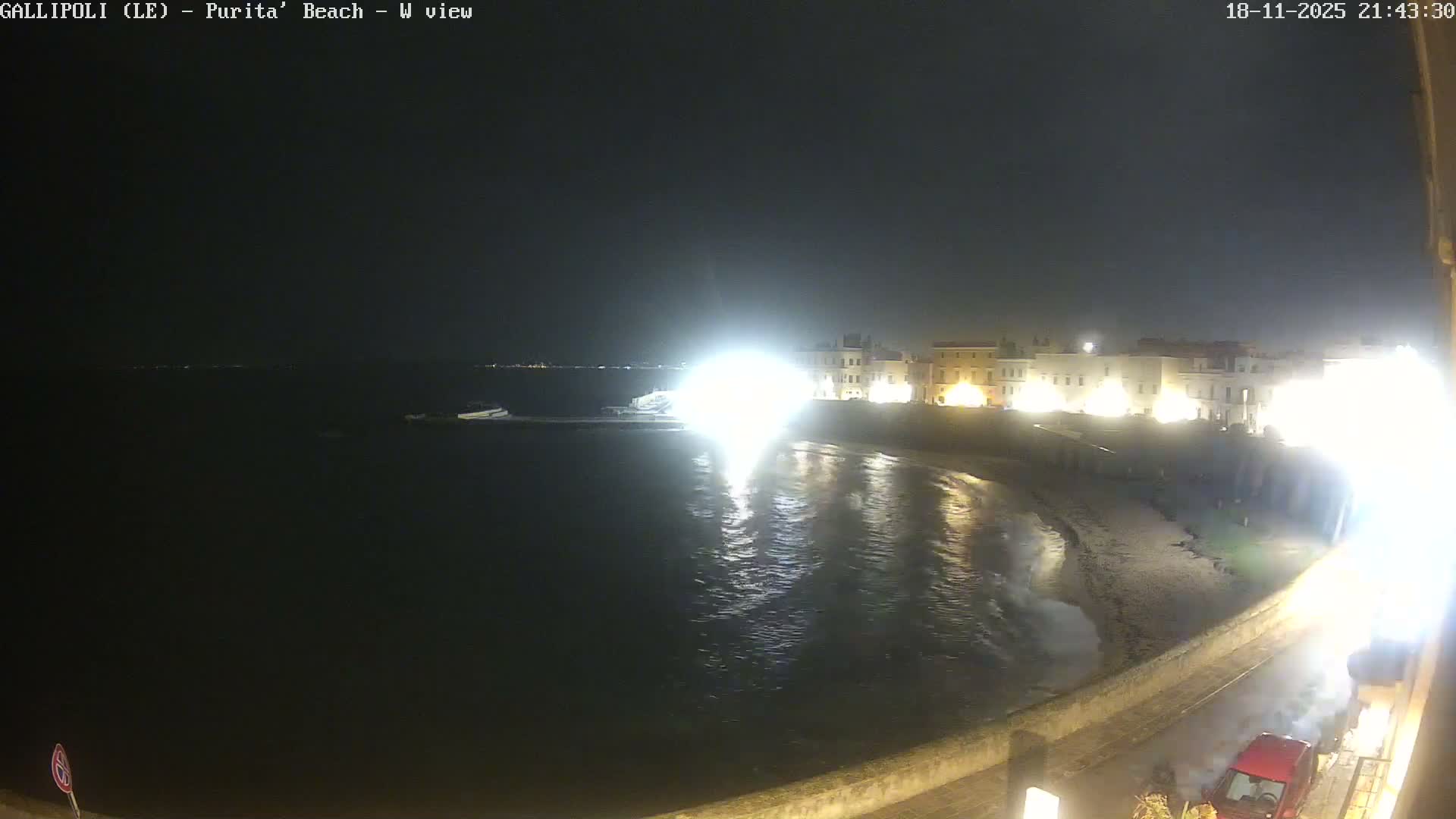 Gallipoli, Purita Beach Live Cam -  Apulia, Italy