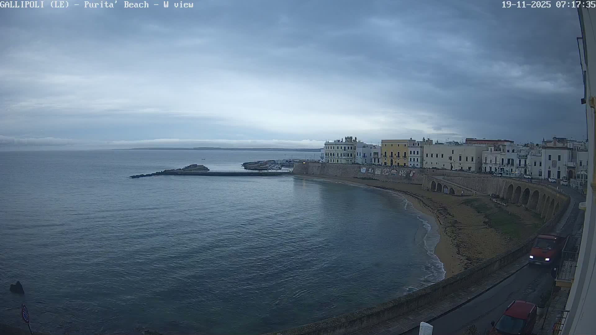 Gallipoli, Purita Beach Live Cam -  Apulia, Italy