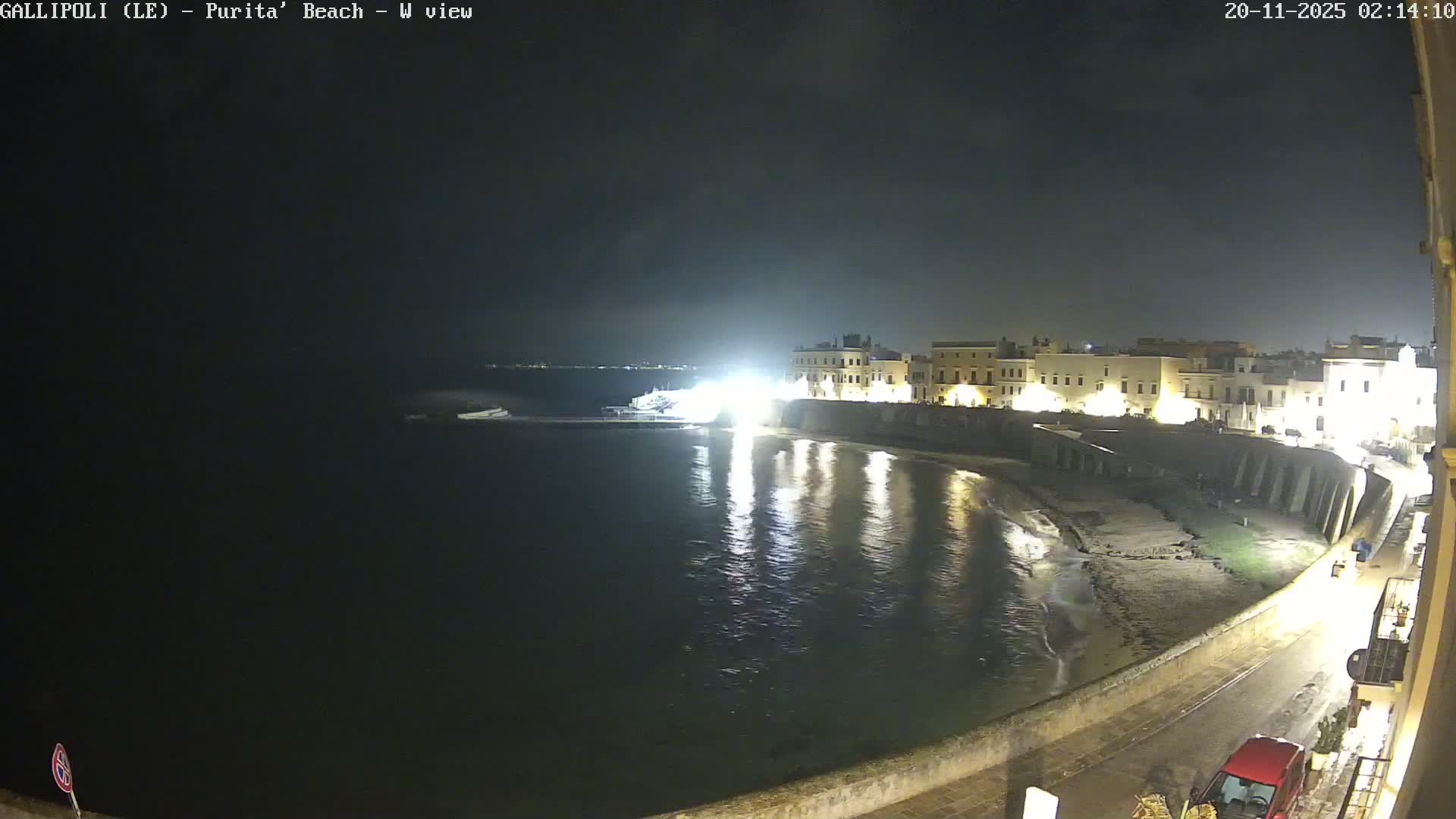 Gallipoli, Purita Beach Live Cam -  Apulia, Italy