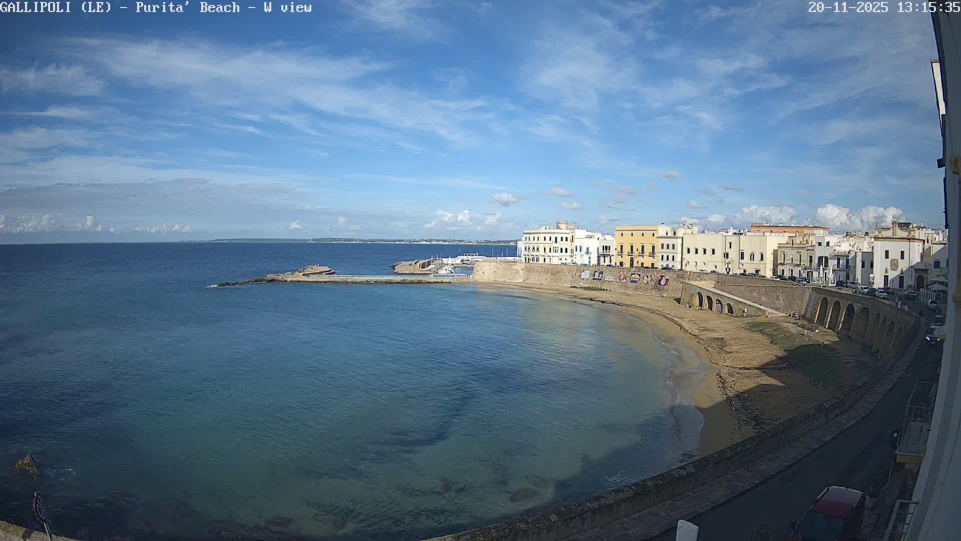 Gallipoli, Purita Beach Live Cam -  Apulia, Italy