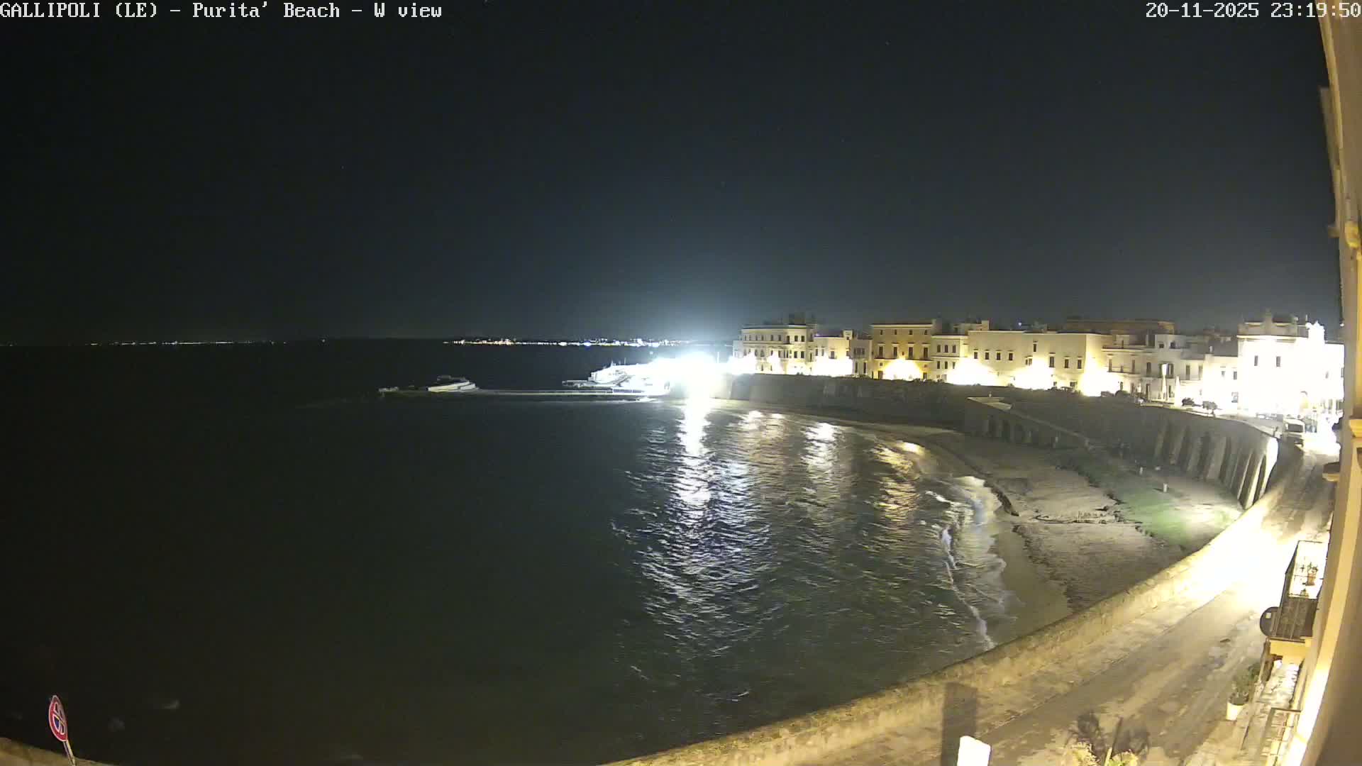 Gallipoli, Purita Beach Live Cam -  Apulia, Italy