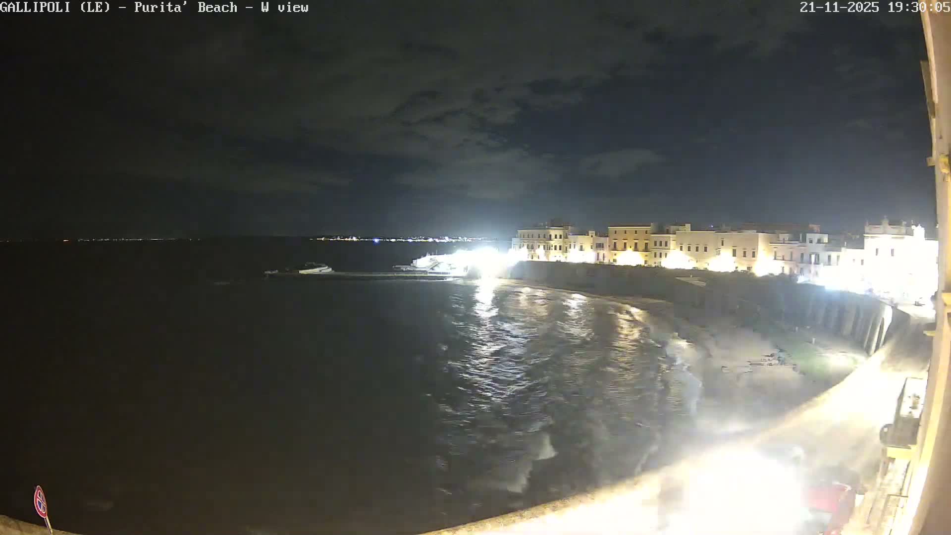 Gallipoli, Purita Beach Live Cam -  Apulia, Italy