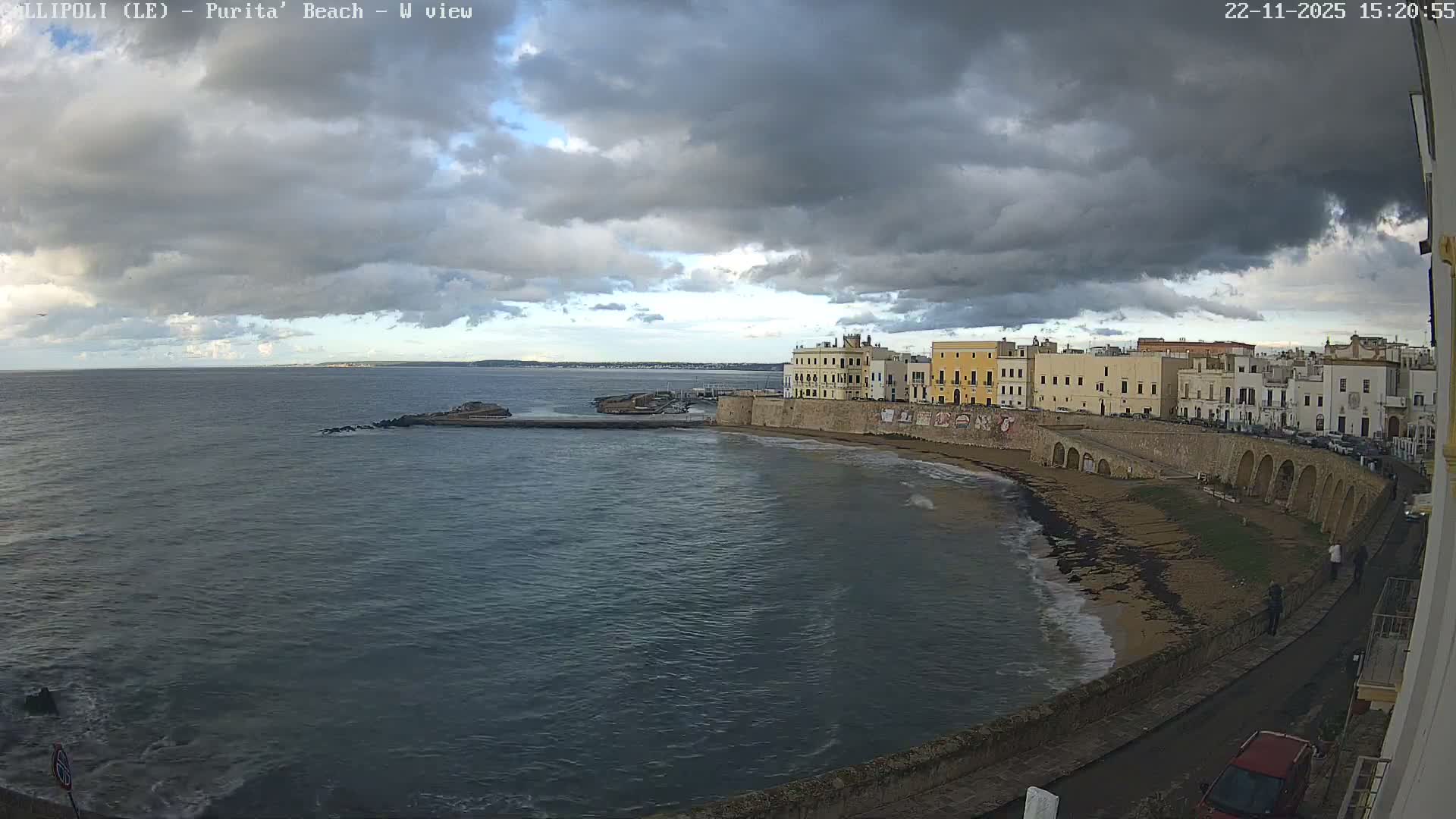 Gallipoli, Purita Beach Live Cam -  Apulia, Italy