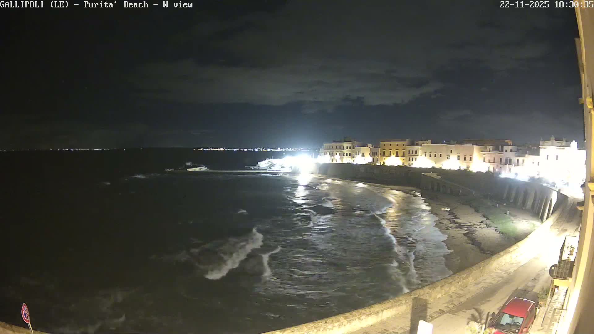 Gallipoli, Purita Beach Live Cam -  Apulia, Italy