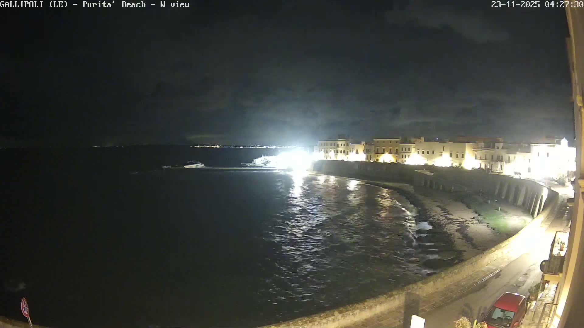 Gallipoli, Purita Beach Live Cam -  Apulia, Italy