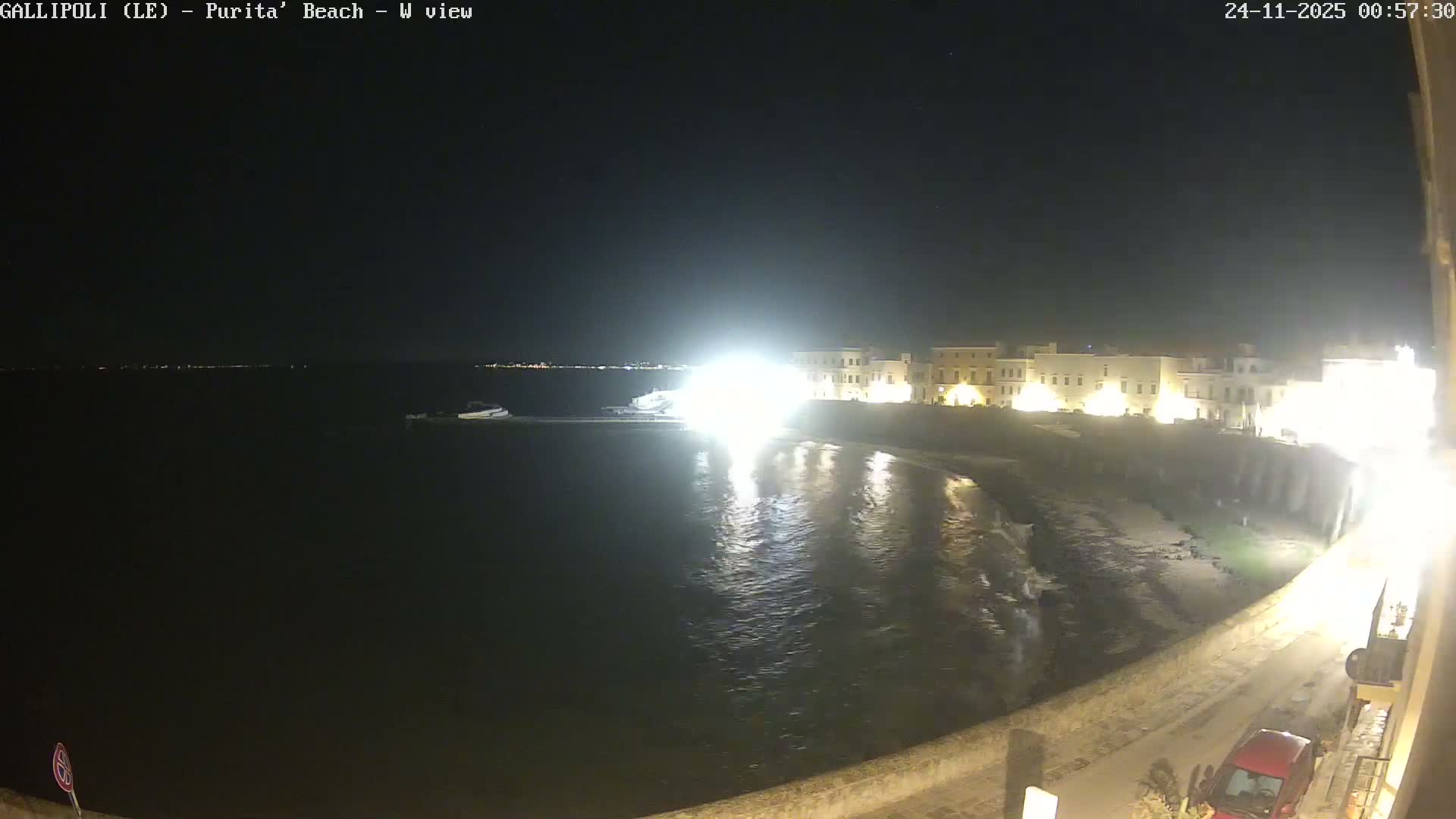Gallipoli, Purita Beach Live Cam -  Apulia, Italy