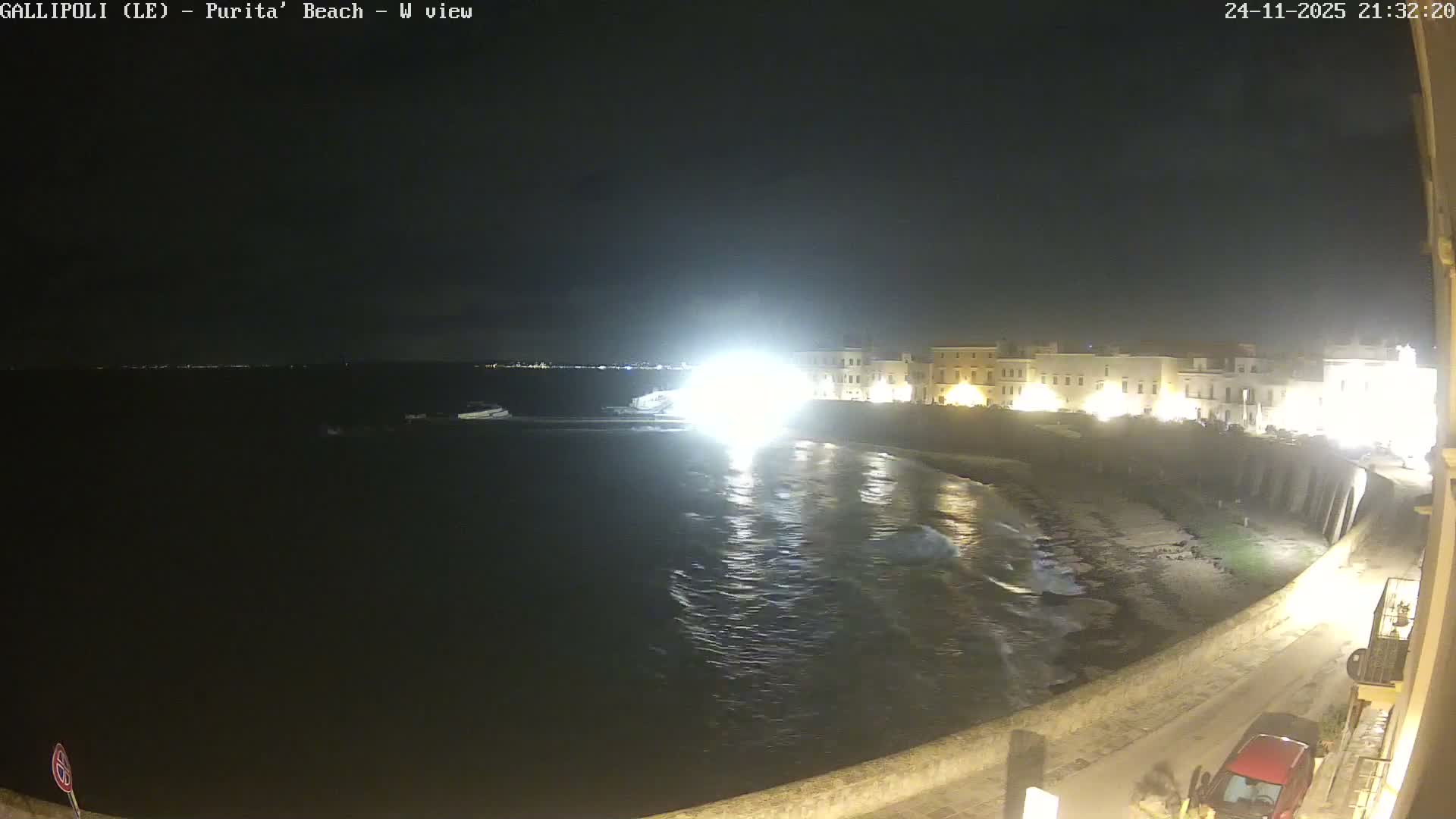 Gallipoli, Purita Beach Live Cam -  Apulia, Italy