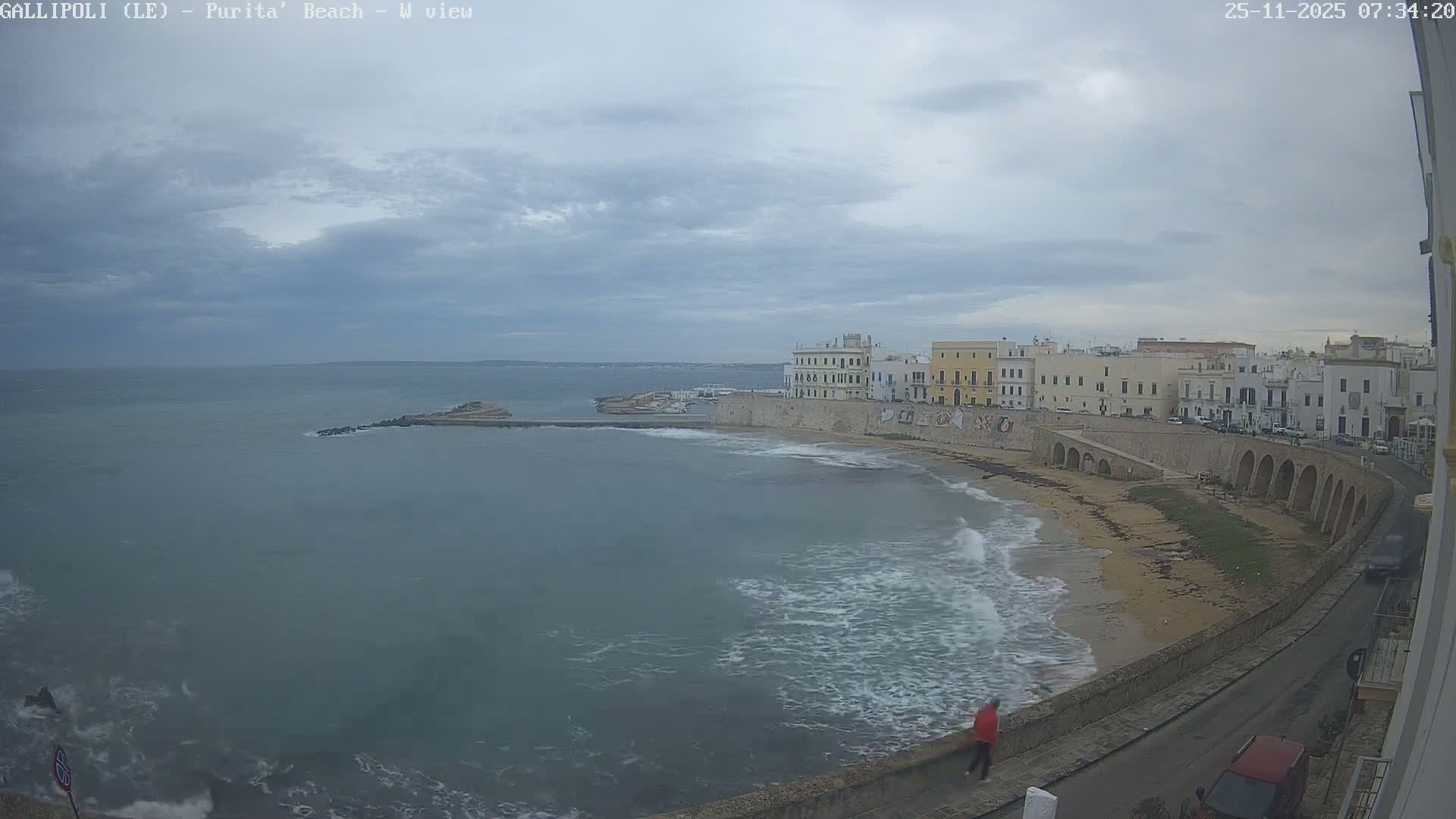Gallipoli, Purita Beach Live Cam -  Apulia, Italy
