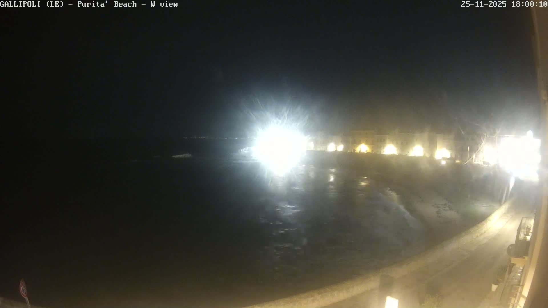 Gallipoli, Purita Beach Live Cam -  Apulia, Italy