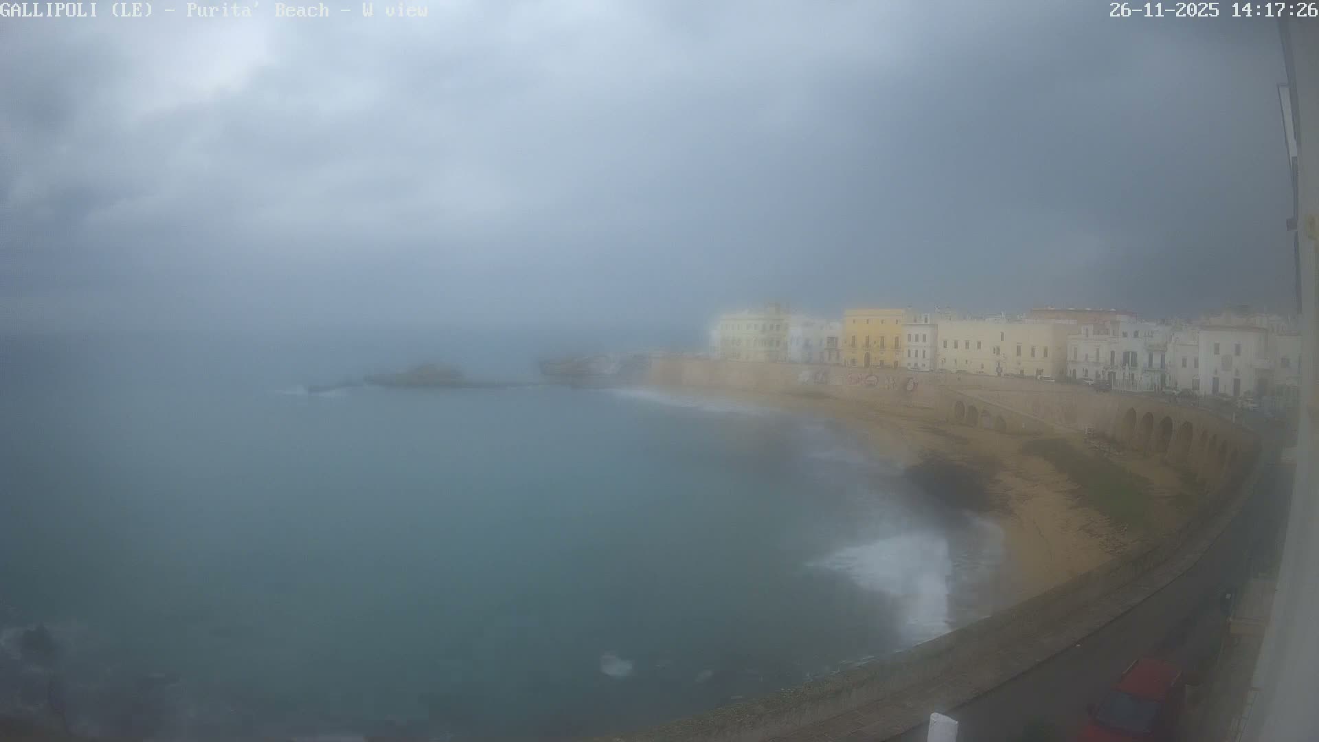 Gallipoli, Purita Beach Live Cam -  Apulia, Italy