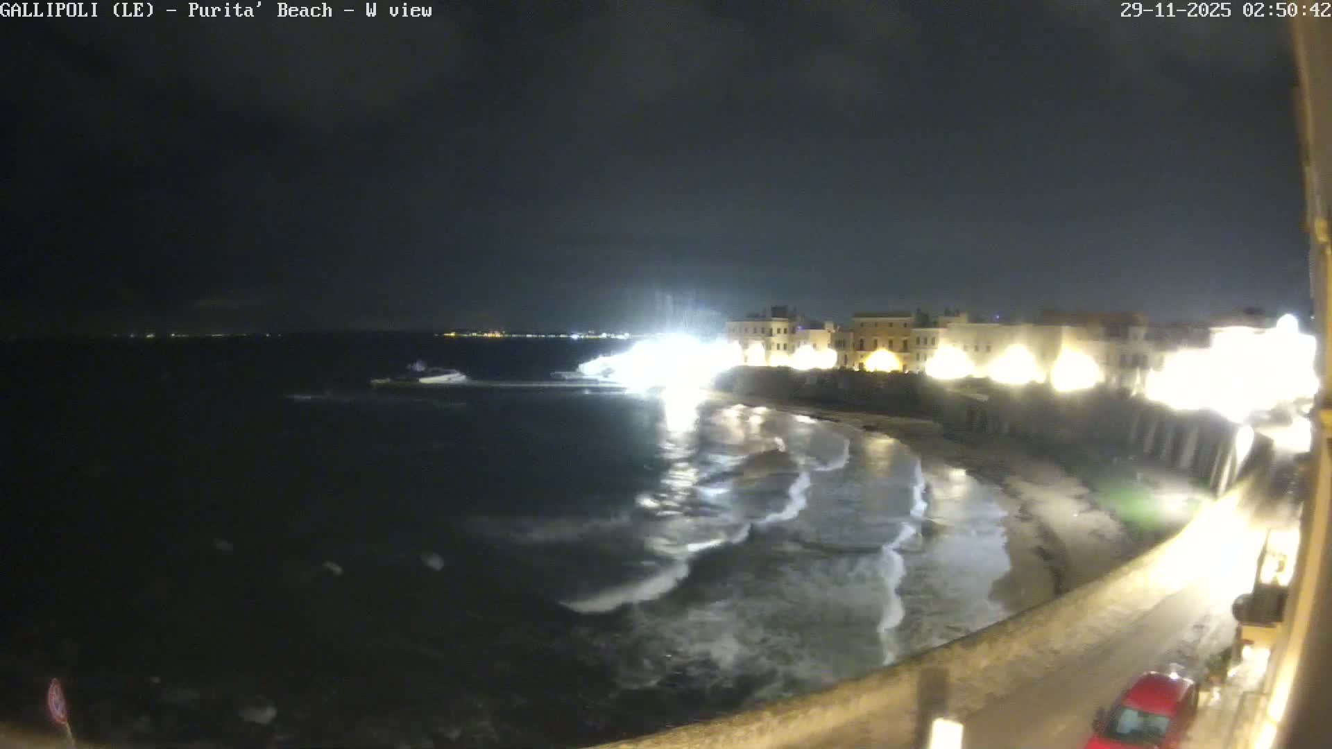 Gallipoli, Purita Beach Live Cam -  Apulia, Italy