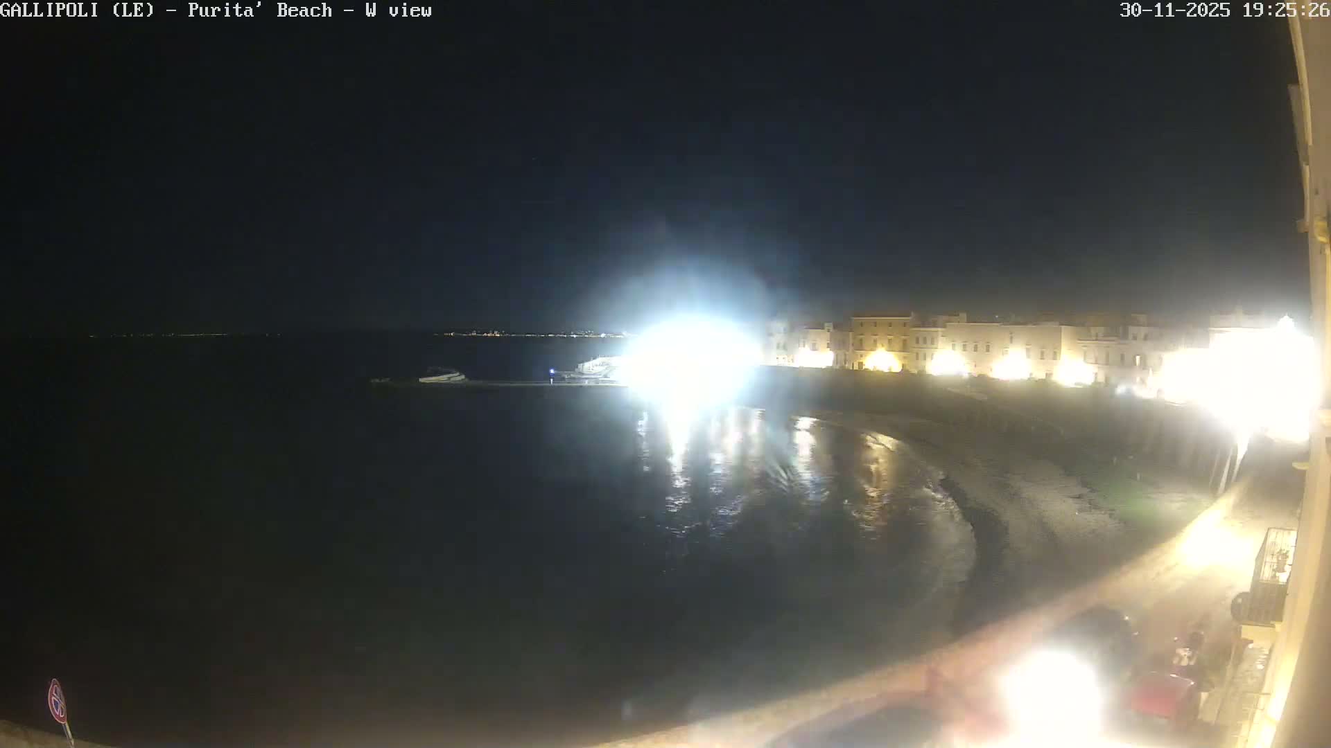 Gallipoli, Purita Beach Live Cam -  Apulia, Italy