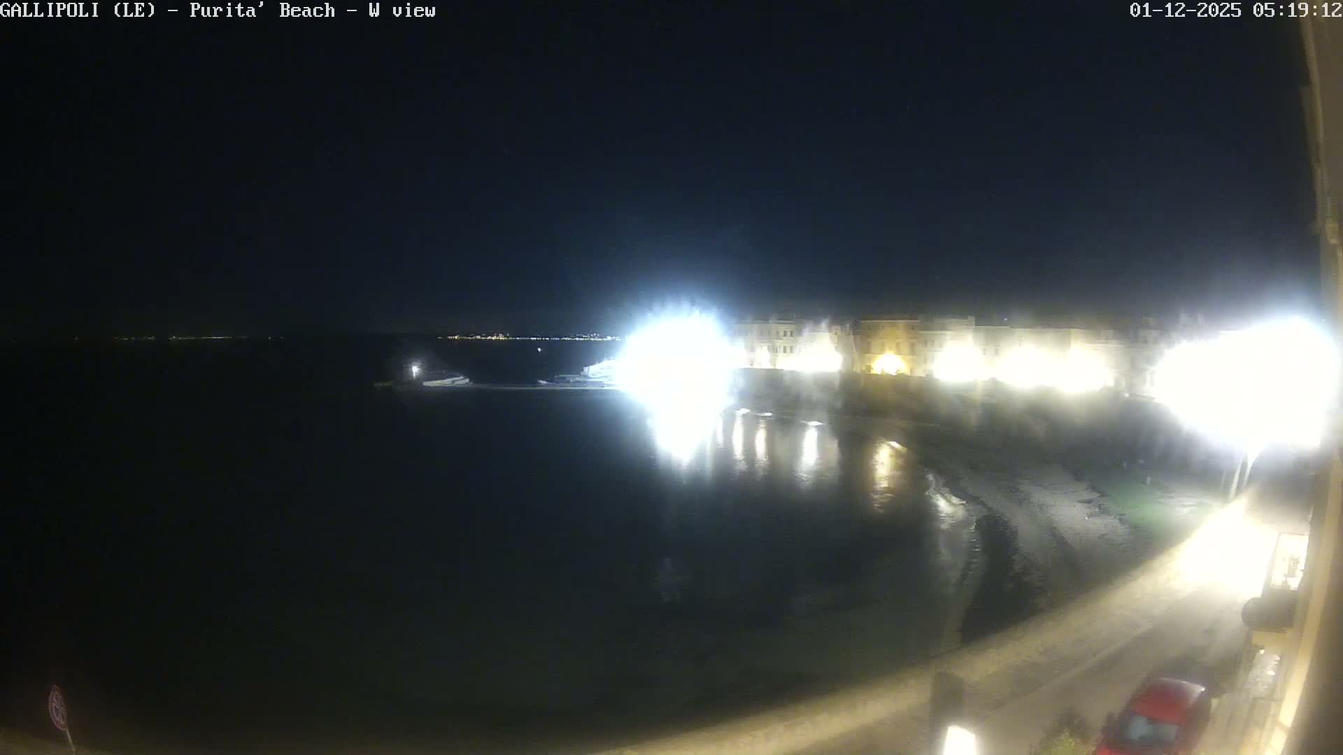 Gallipoli, Purita Beach Live Cam -  Apulia, Italy