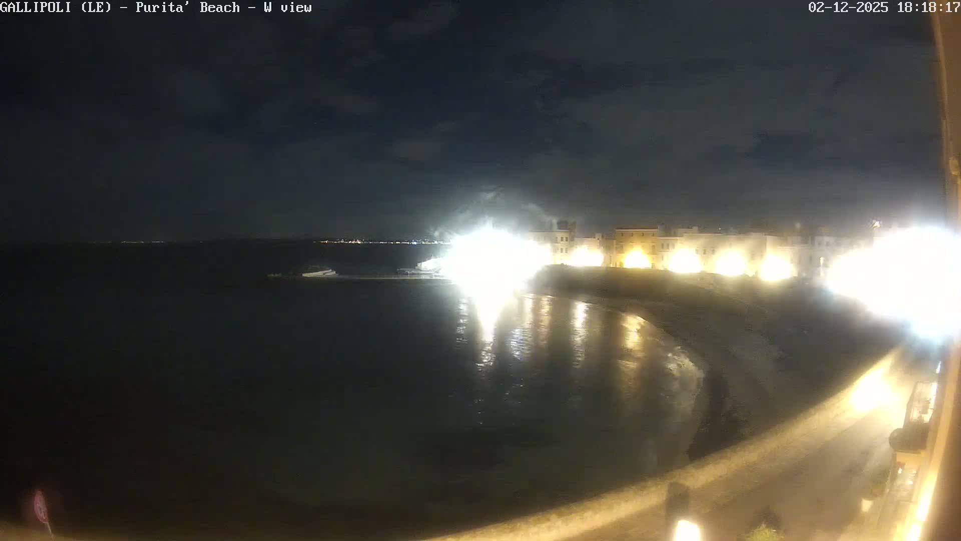 Gallipoli, Purita Beach Live Cam -  Apulia, Italy