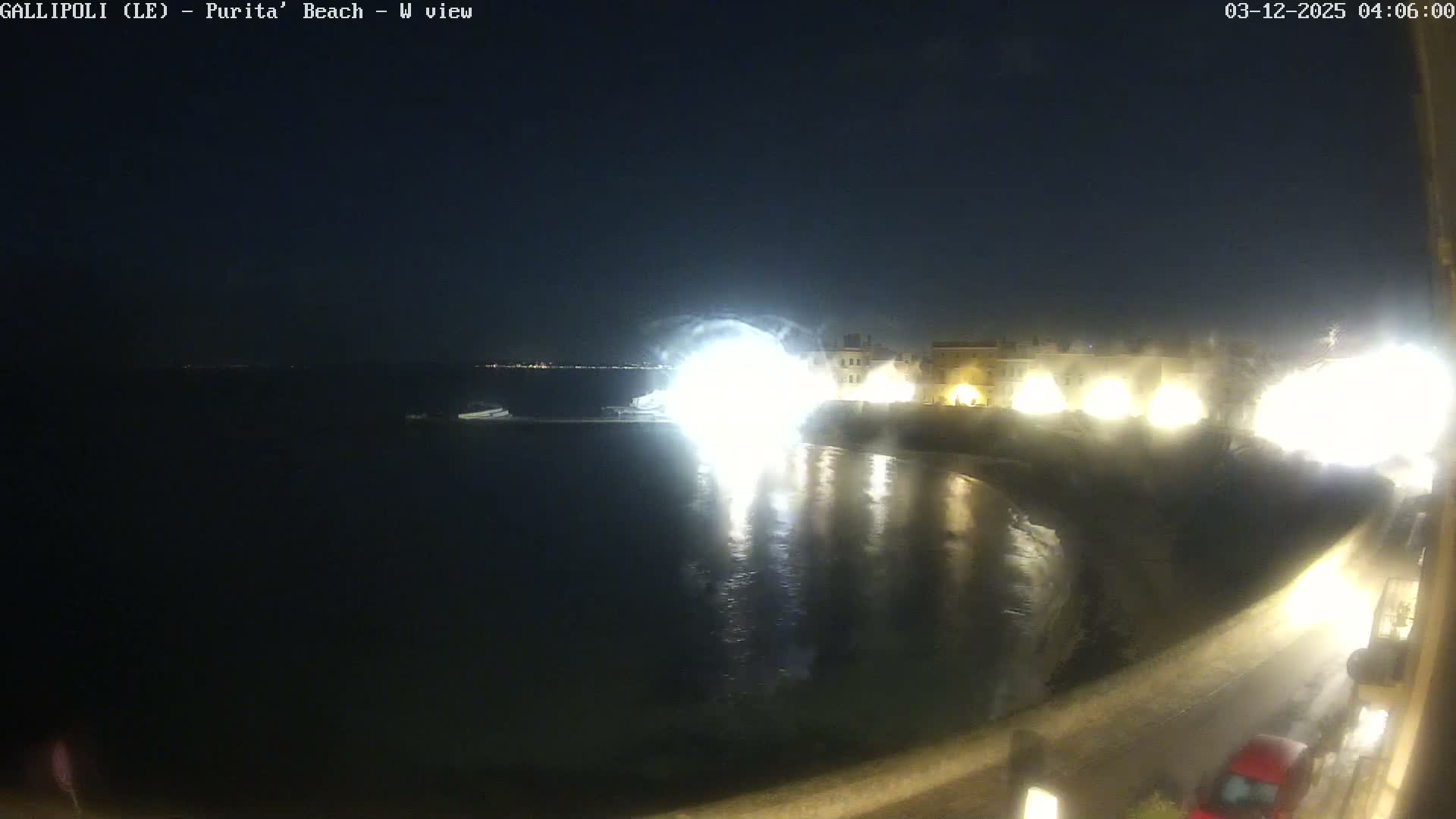 Gallipoli, Purita Beach Live Cam -  Apulia, Italy