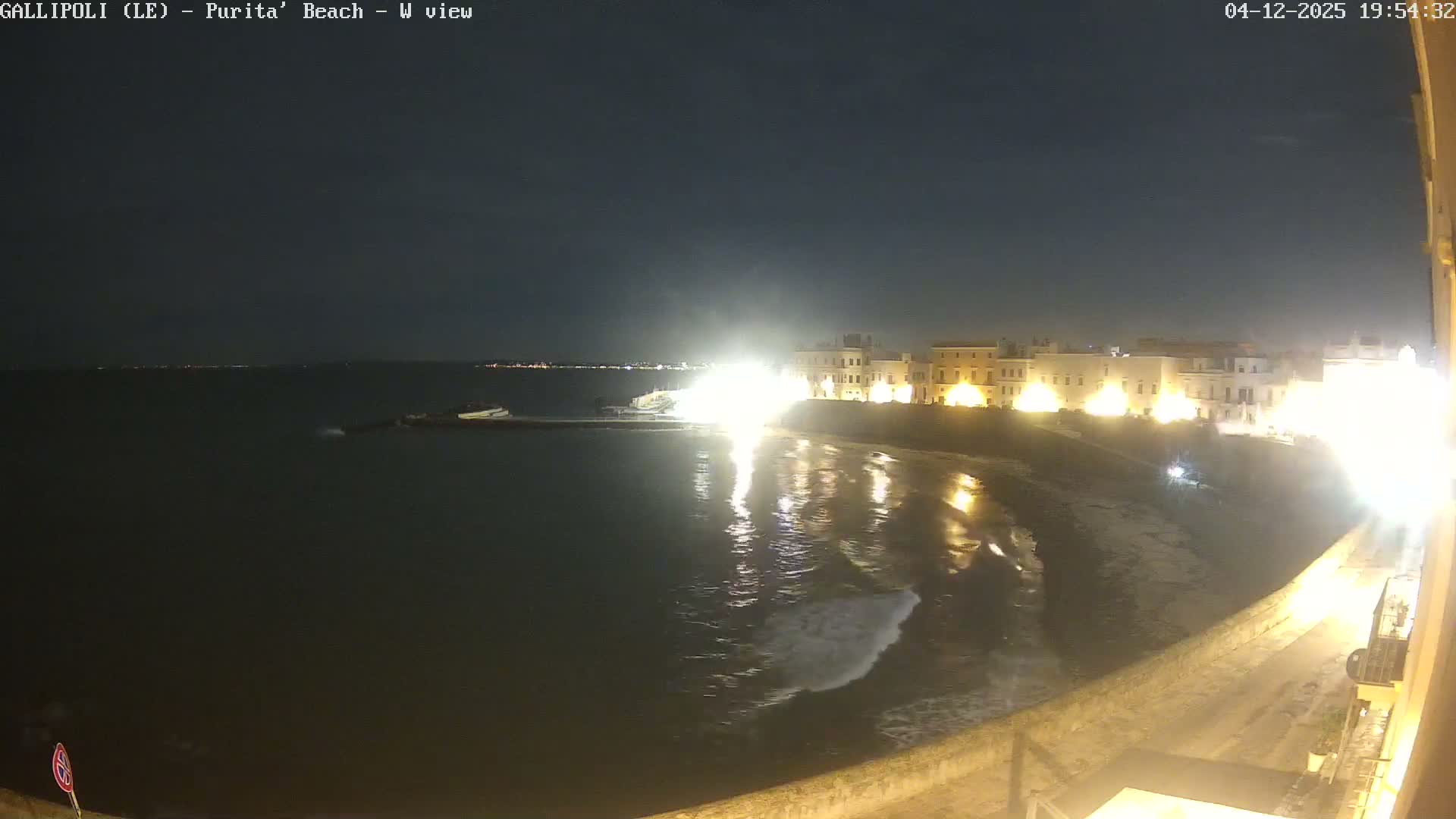 Gallipoli, Purita Beach Live Cam -  Apulia, Italy