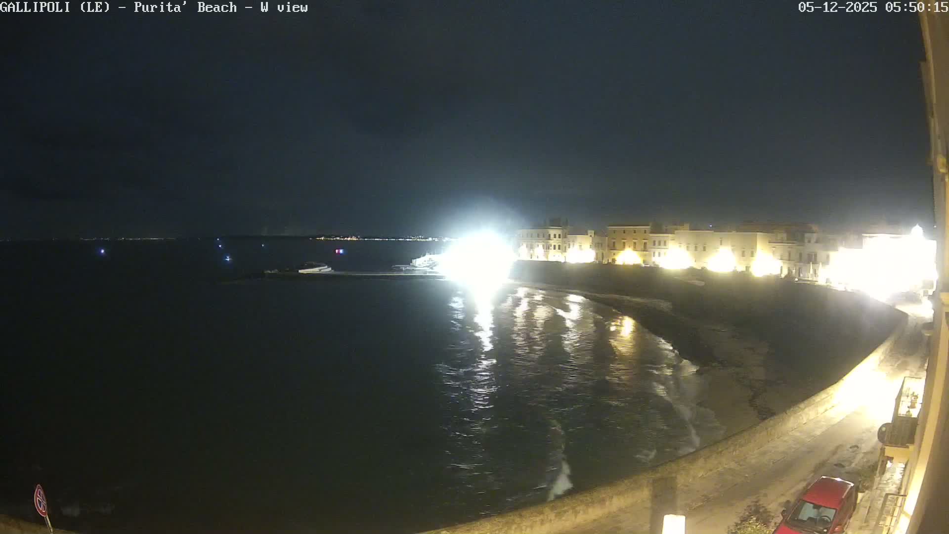 Gallipoli, Purita Beach Live Cam -  Apulia, Italy