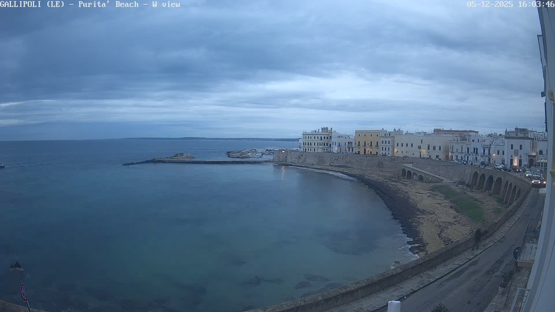 Gallipoli, Purita Beach Live Cam -  Apulia, Italy