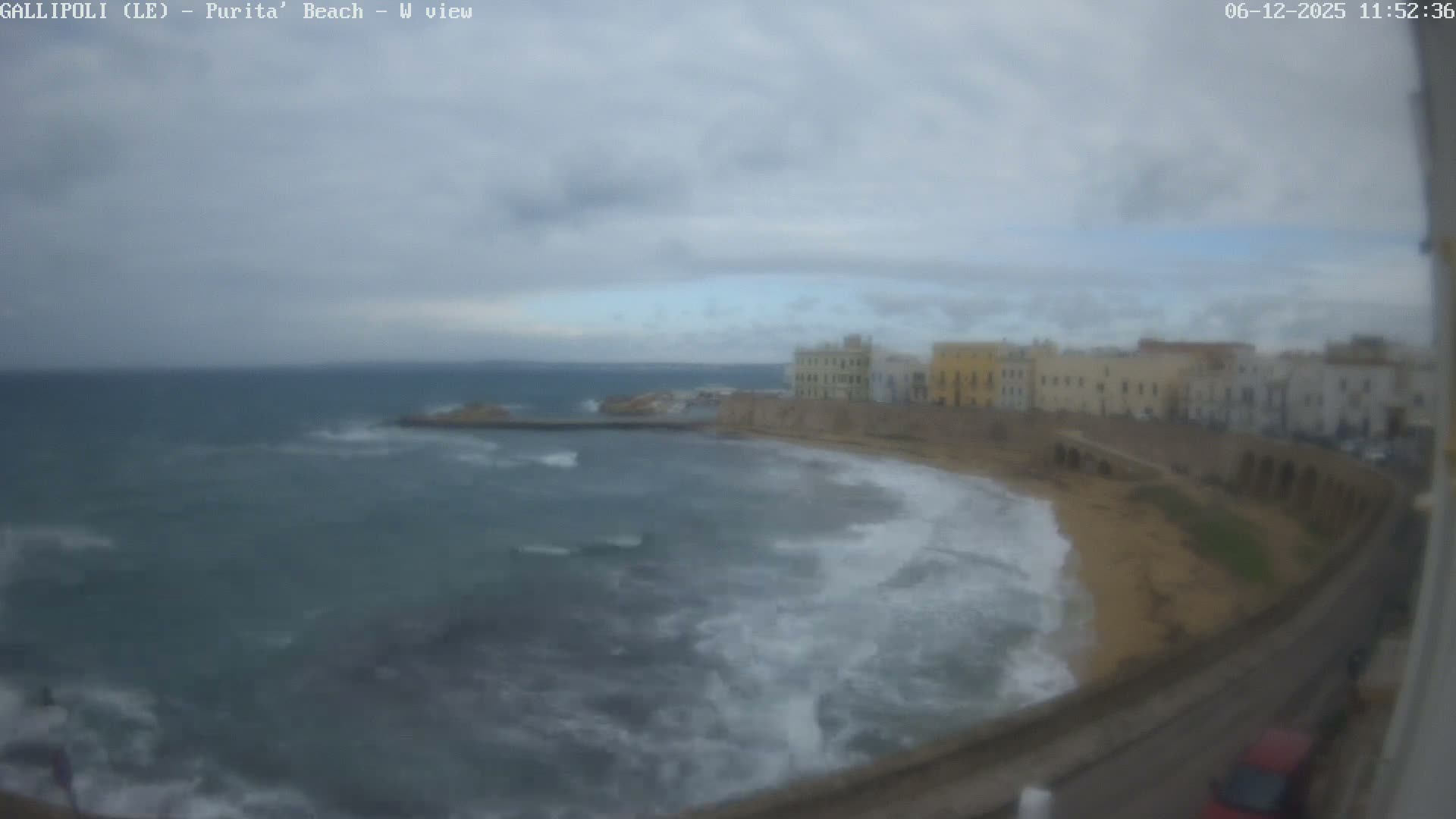 Gallipoli, Purita Beach Live Cam -  Apulia, Italy