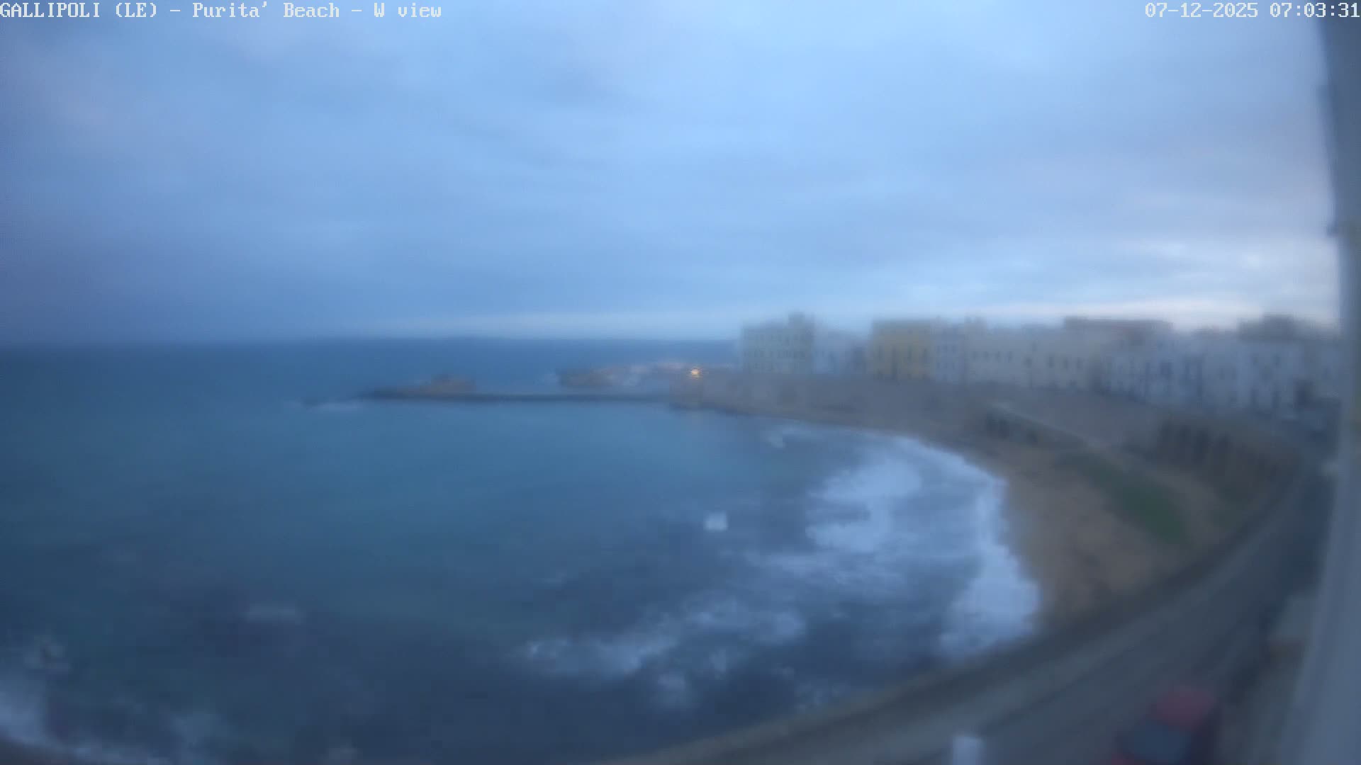 Gallipoli, Purita Beach Live Cam -  Apulia, Italy