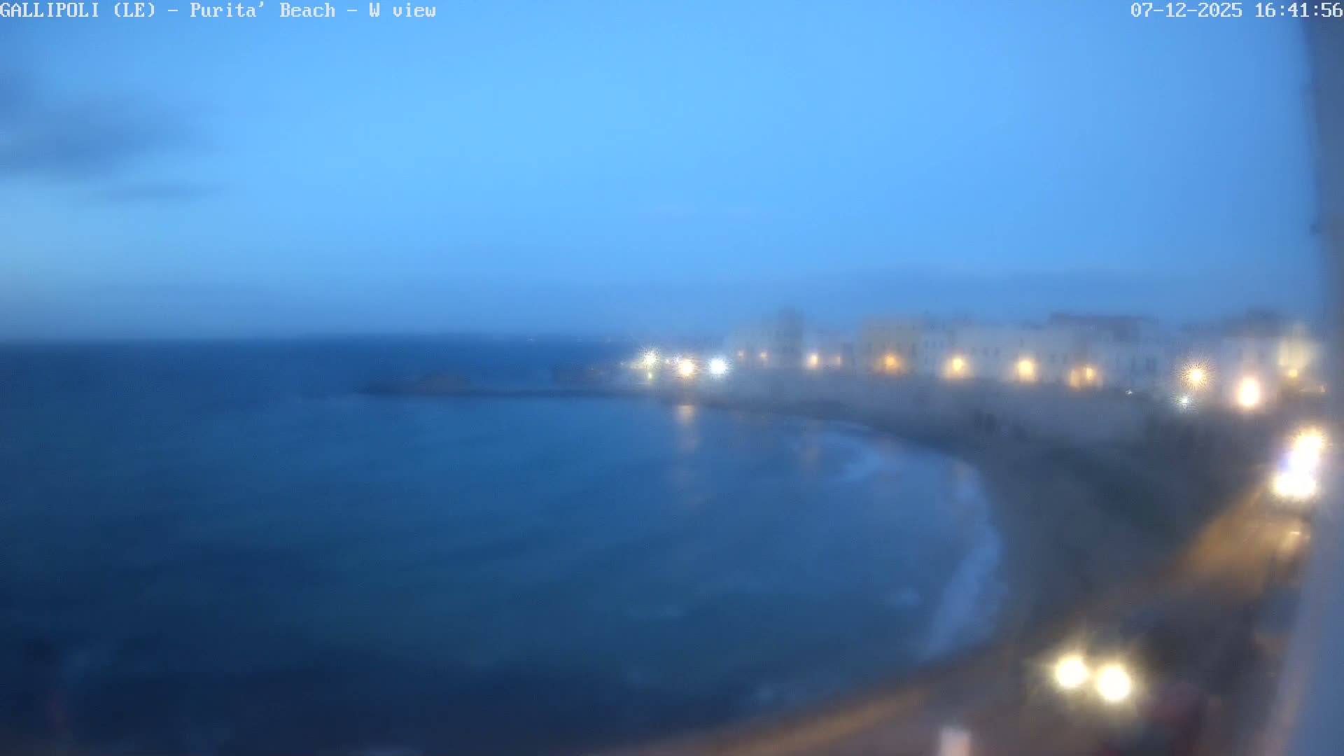 Gallipoli, Purita Beach Live Cam -  Apulia, Italy