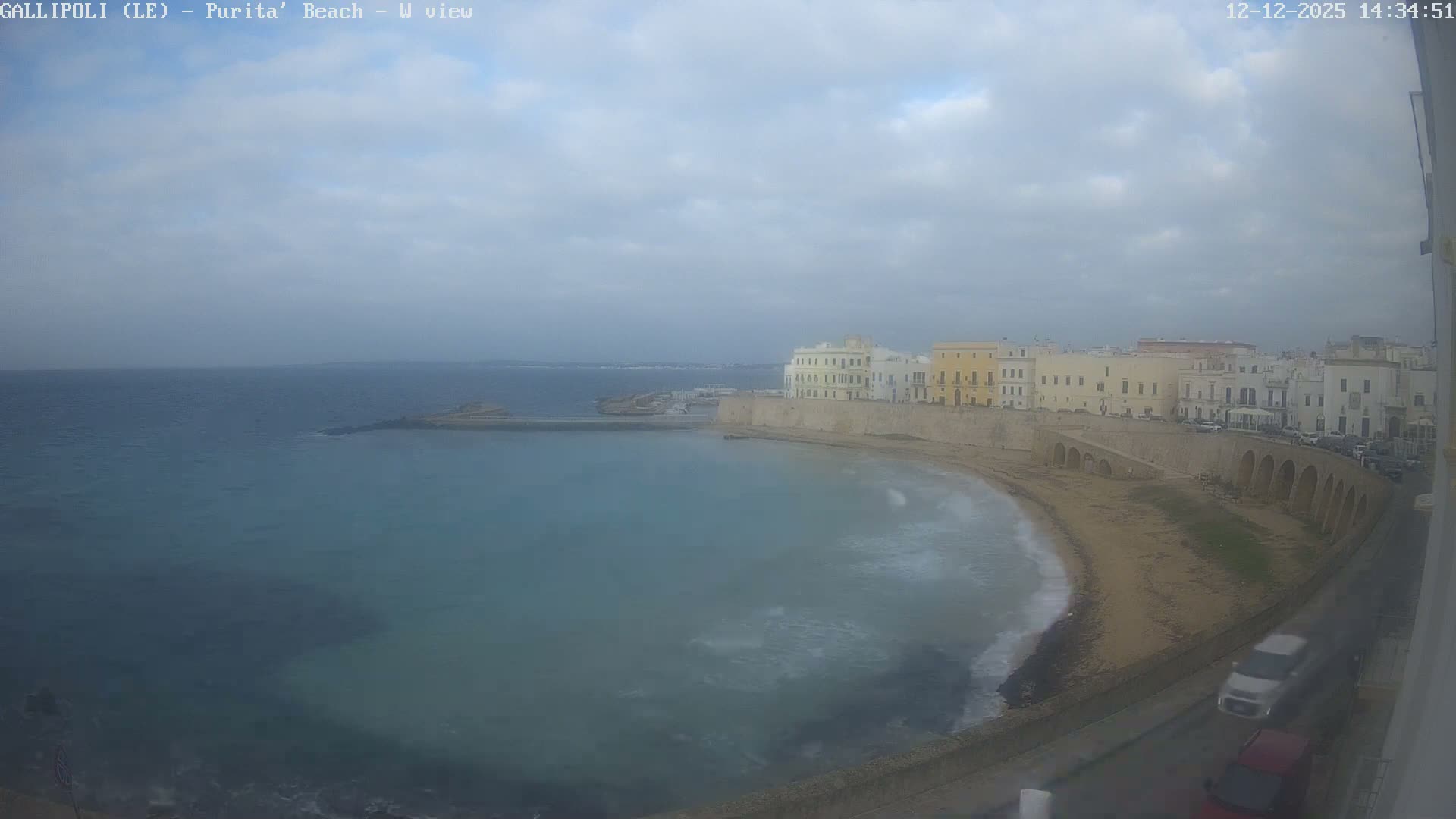 Gallipoli, Purita Beach Live Cam -  Apulia, Italy