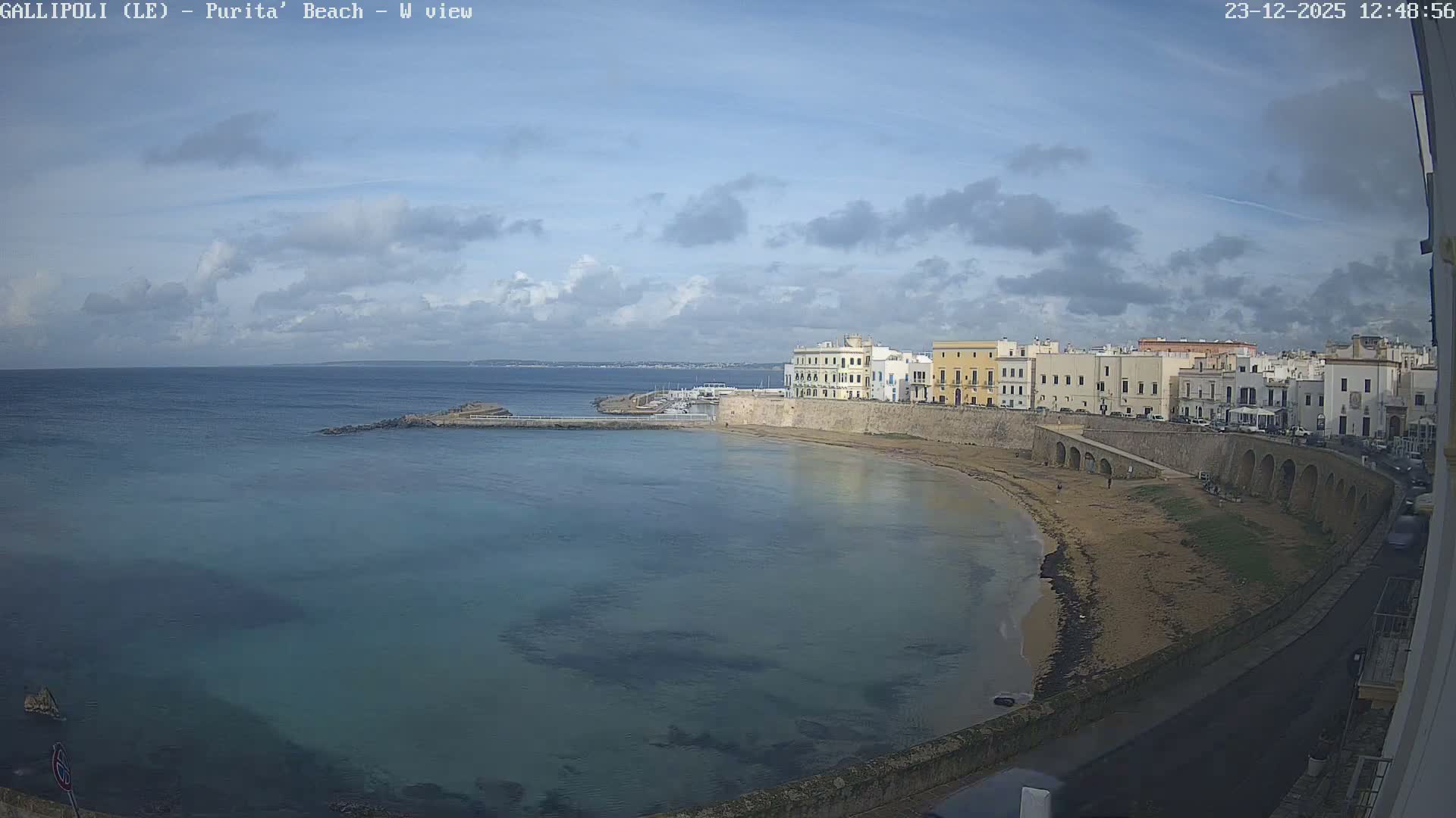 Gallipoli, Purita Beach Live Cam -  Apulia, Italy