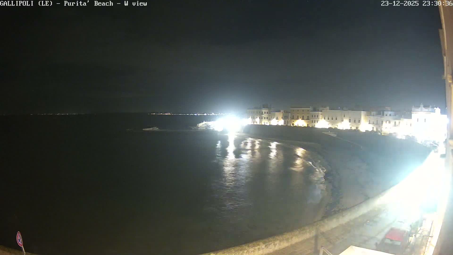 Gallipoli, Purita Beach Live Cam -  Apulia, Italy