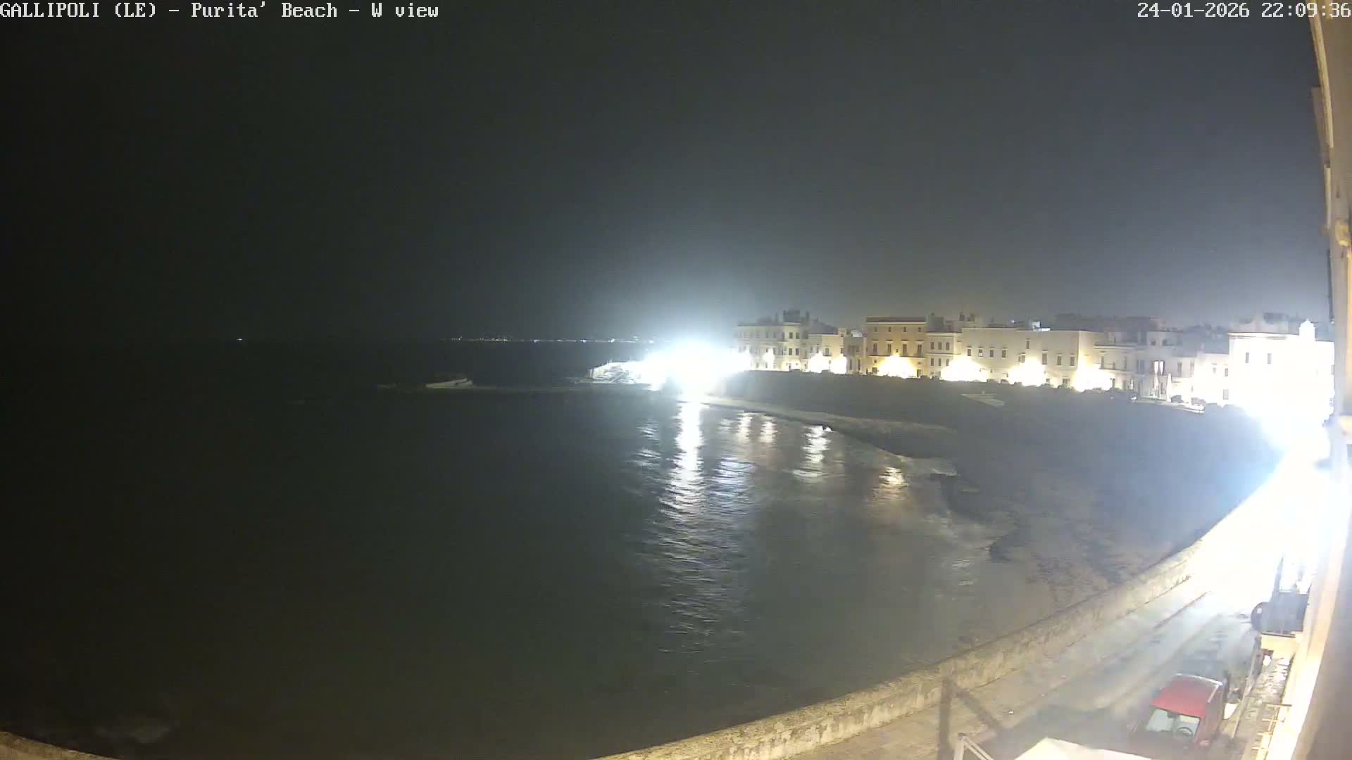 Gallipoli, Purita Beach Live Cam -  Apulia, Italy