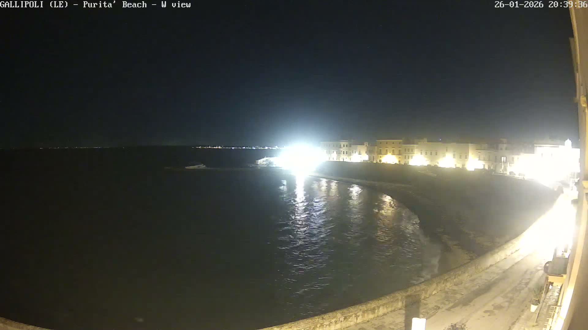 Gallipoli, Purita Beach Live Cam -  Apulia, Italy