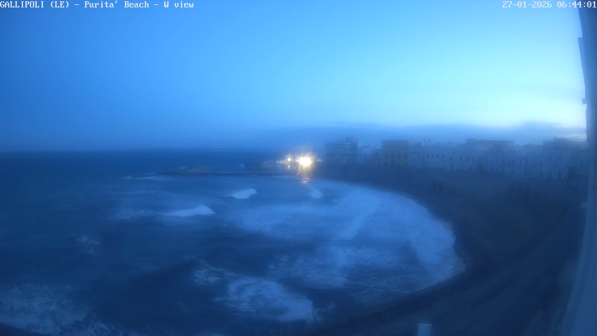 Gallipoli, Purita Beach Live Cam -  Apulia, Italy