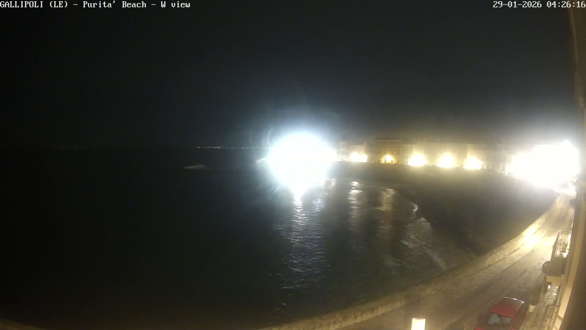 Gallipoli, Purita Beach Live Cam -  Apulia, Italy