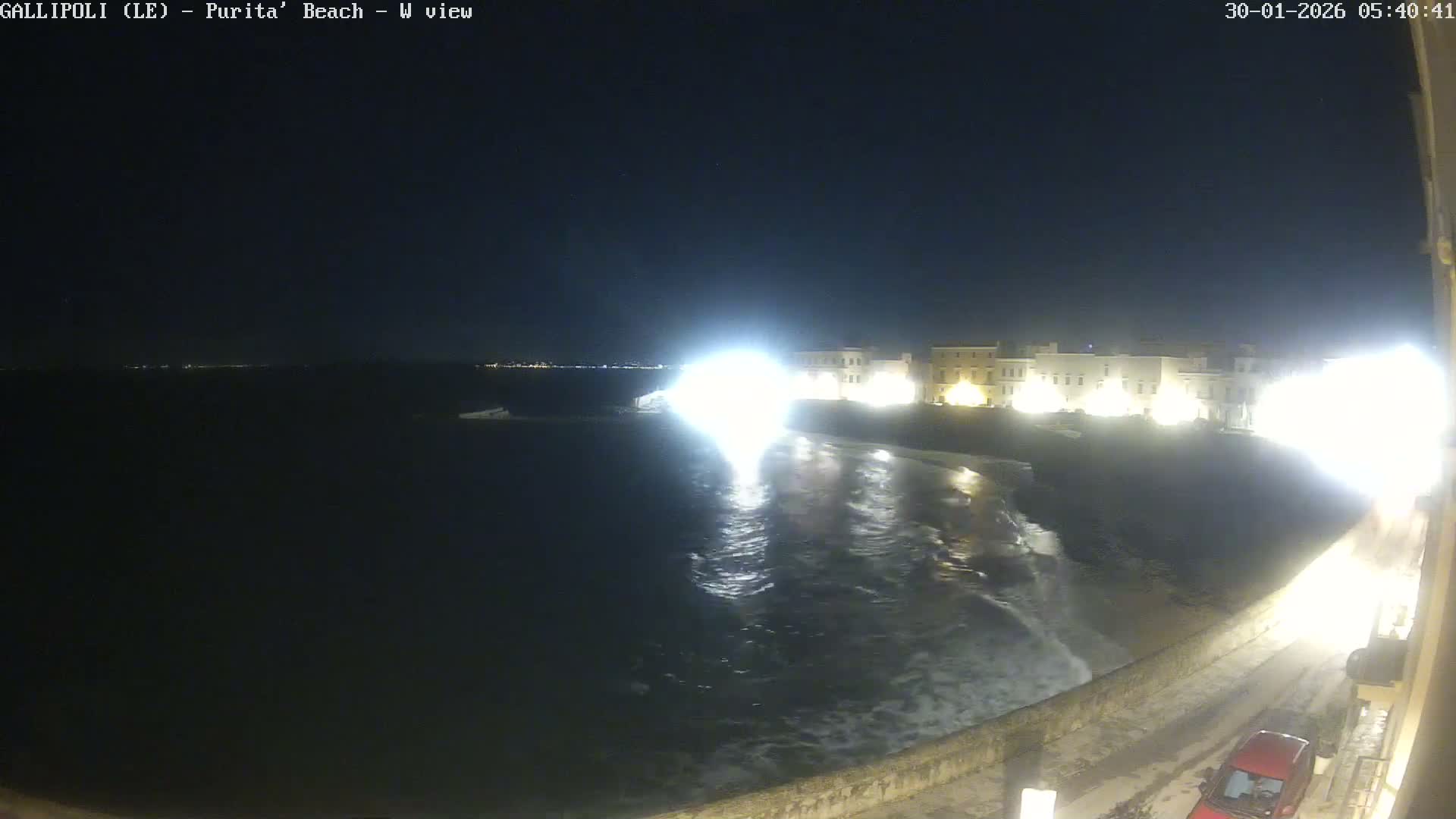 Gallipoli, Purita Beach Live Cam -  Apulia, Italy