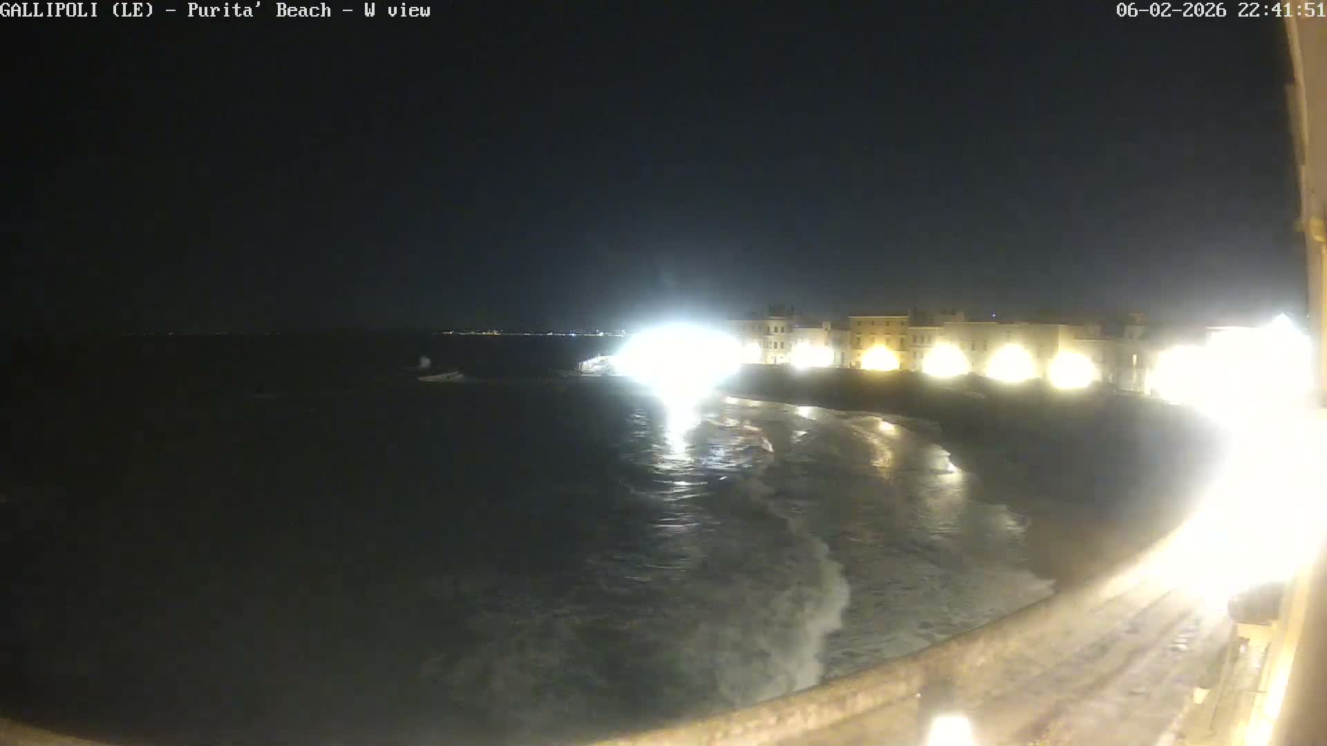 Gallipoli, Purita Beach Live Cam -  Apulia, Italy